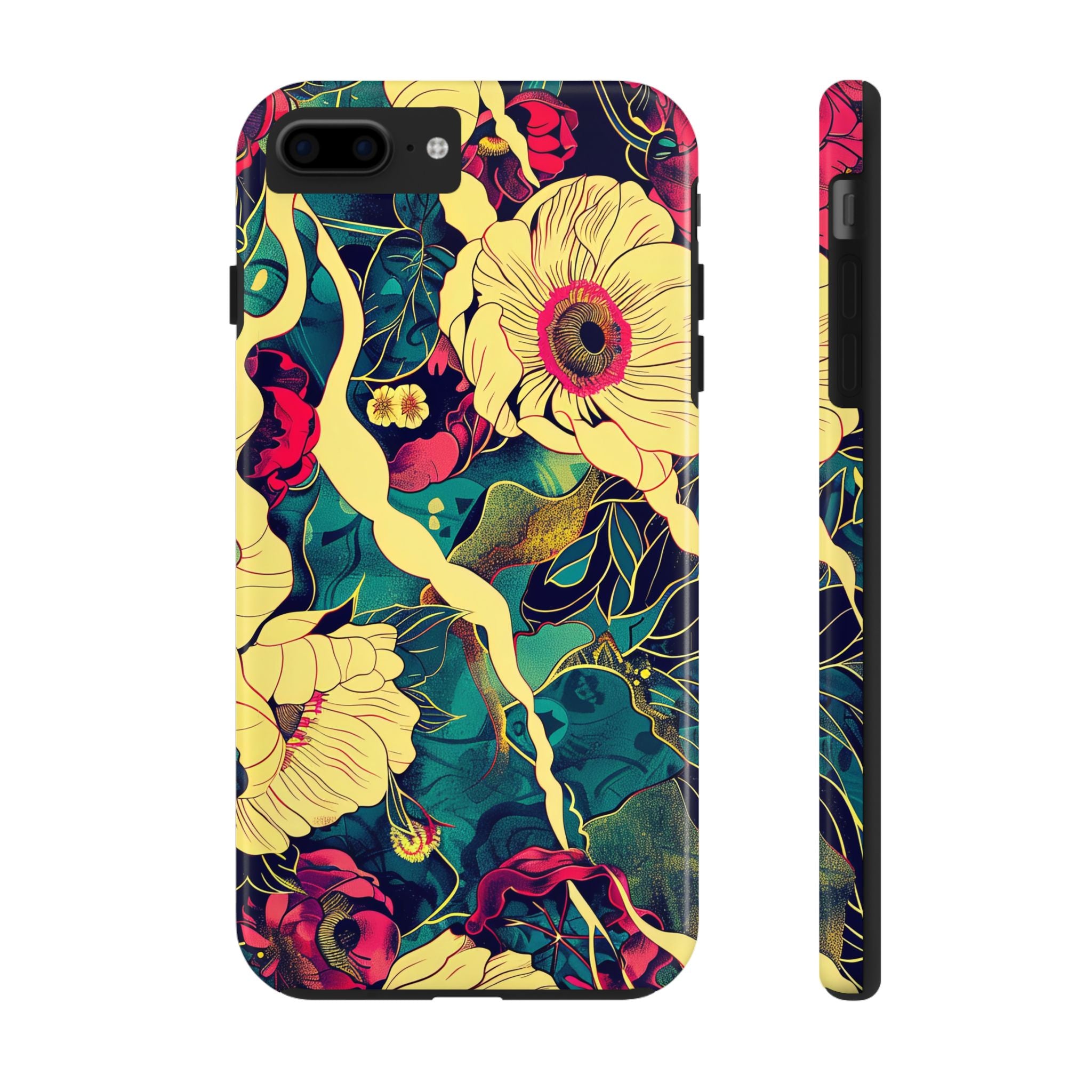 iphone-tough-case-retro-japanese-flowers-floral-phone-cover-vintage-japanese-style-protective-phone-case-asian-floral-design-