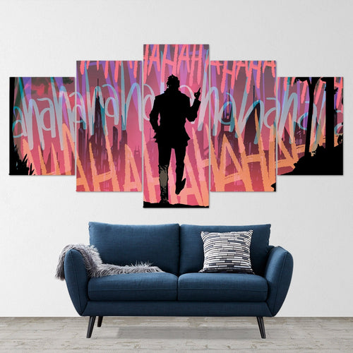 joker-2019-joker-movie-5-piece-canvas-wall-art-joaquin-phoenix-extra-large-wall-art-joker-poster-joker-5-piece-joker-5-panel-