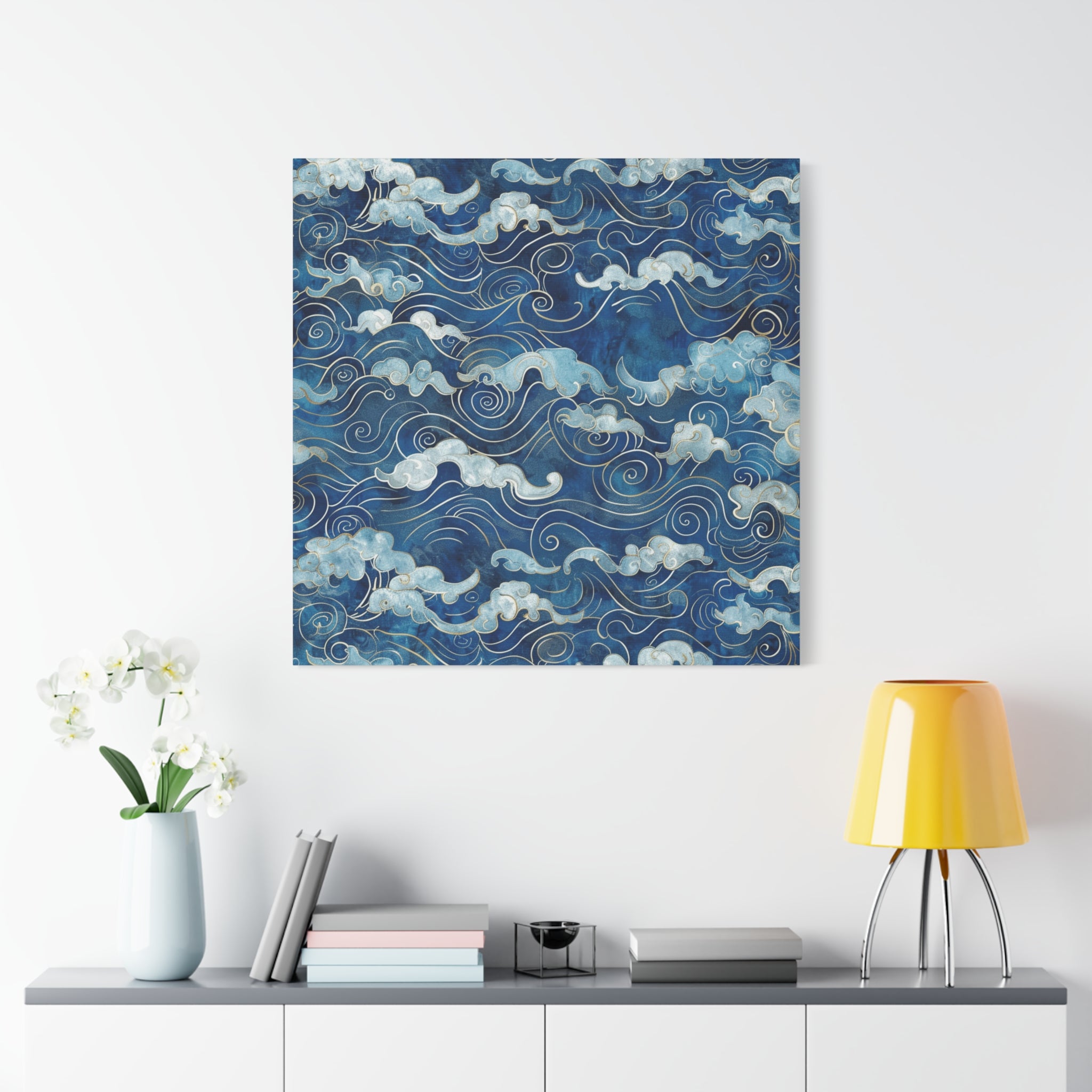 canvas-print-vintage-wave-pattern-japanese-style-colorful-wall-art-home-decor-stretched-matte-canvas-unique-gift-idea-office-