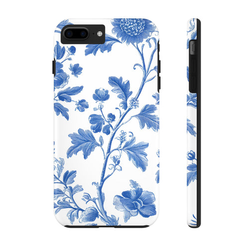 french-toile-floral-tough-iphone-case-blue-iphone-cover-protective-iphone-case-hard-shell-iphone-case-vintage-design-iphone-c