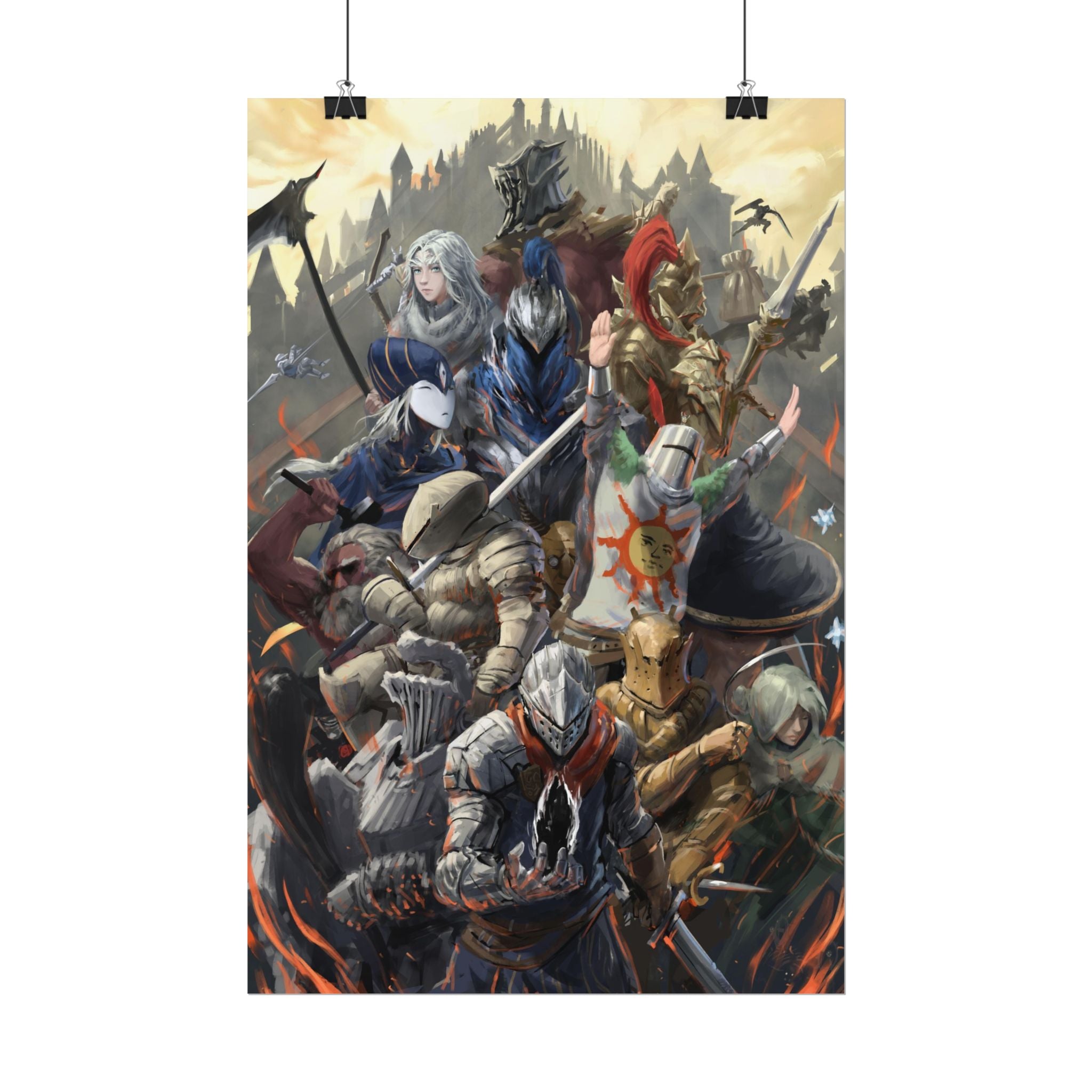 dark-souls-warrior-characters-poster-gaming-wall-art-print-cinder-poster-art-game-wall-decor-geek-poster-print