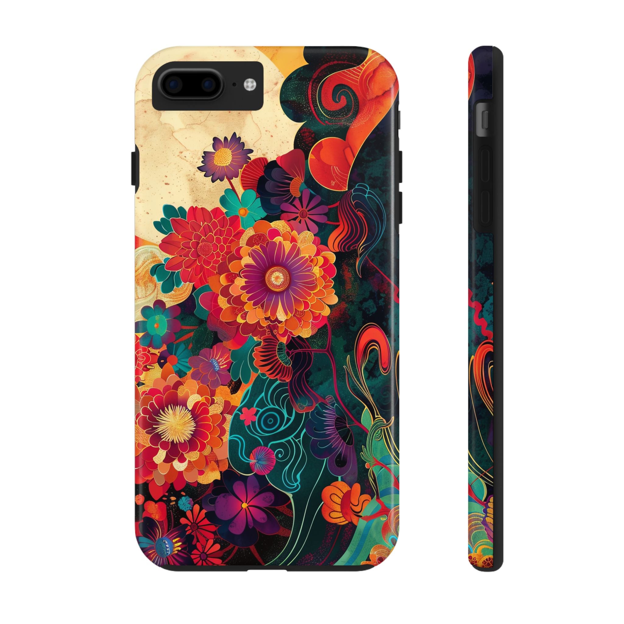 iphone-tough-case-retro-japanese-flowers-floral-phone-cover-vintage-japanese-style-protective-phone-case-asian-floral-design-