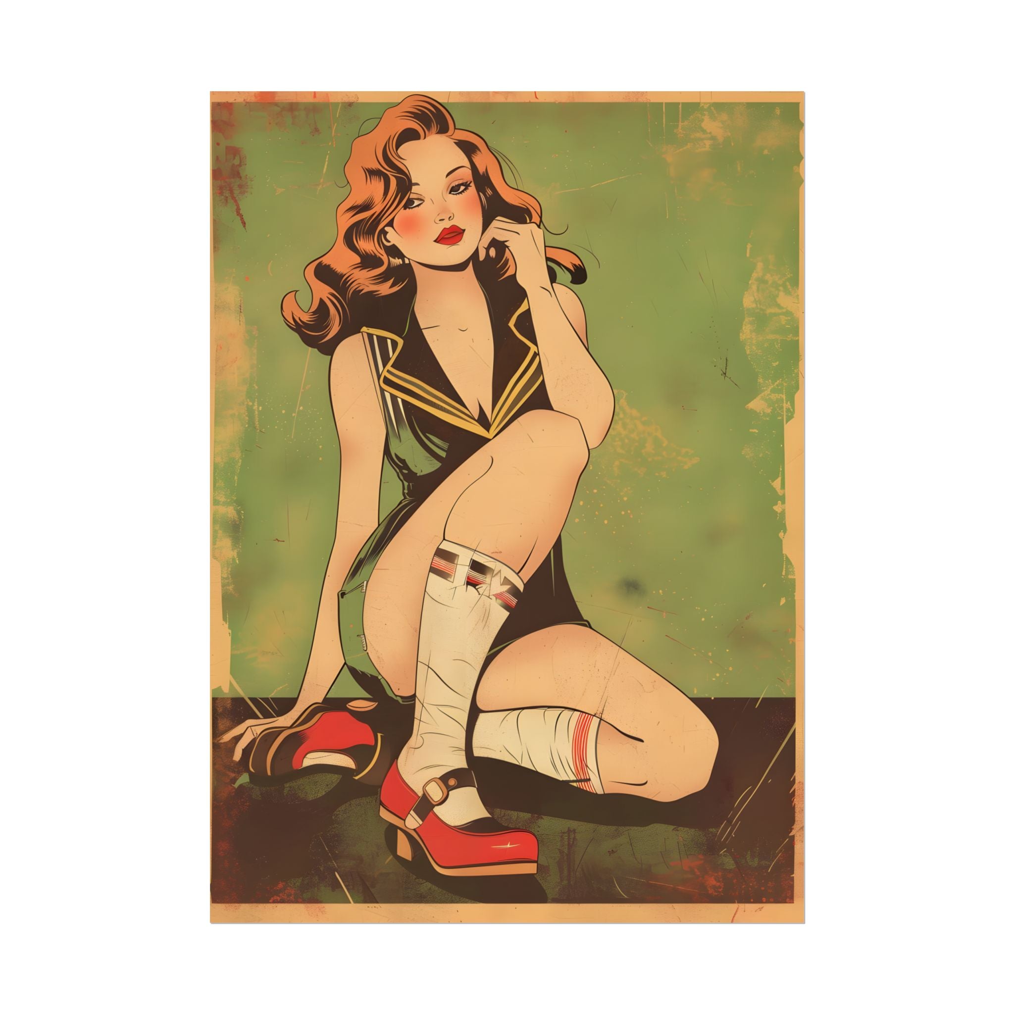 vintage-pin-up-girl-poster-print-vintage-poster-wall-art-retro-pinup-poster-pin-up-illustration-home-decor-wall-hanging-vinta