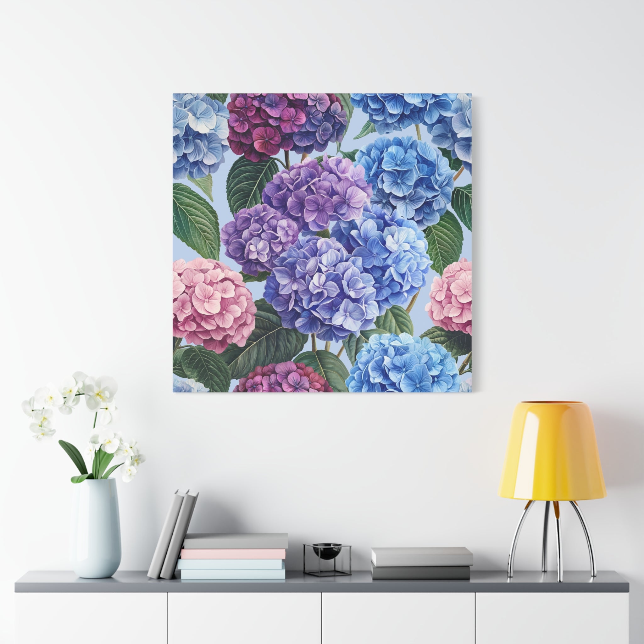 canvas-wall-art-hydrangea-print-floral-home-decor-stretched-matte-canvas-1-25-inch-botanical-artwork-garden-flowers-painting