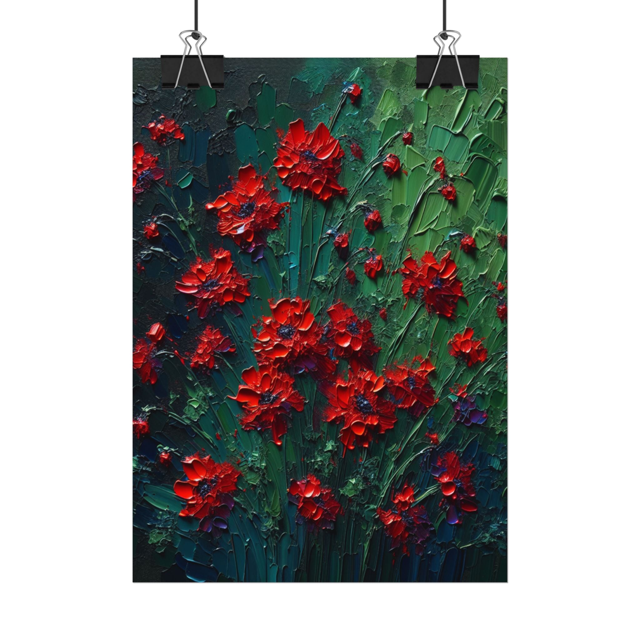 red-wildflowers-poster-print-impasto-oil-painting-look-stretched-wall-art-home-decor-floral-print-gift-for-nature-lover
