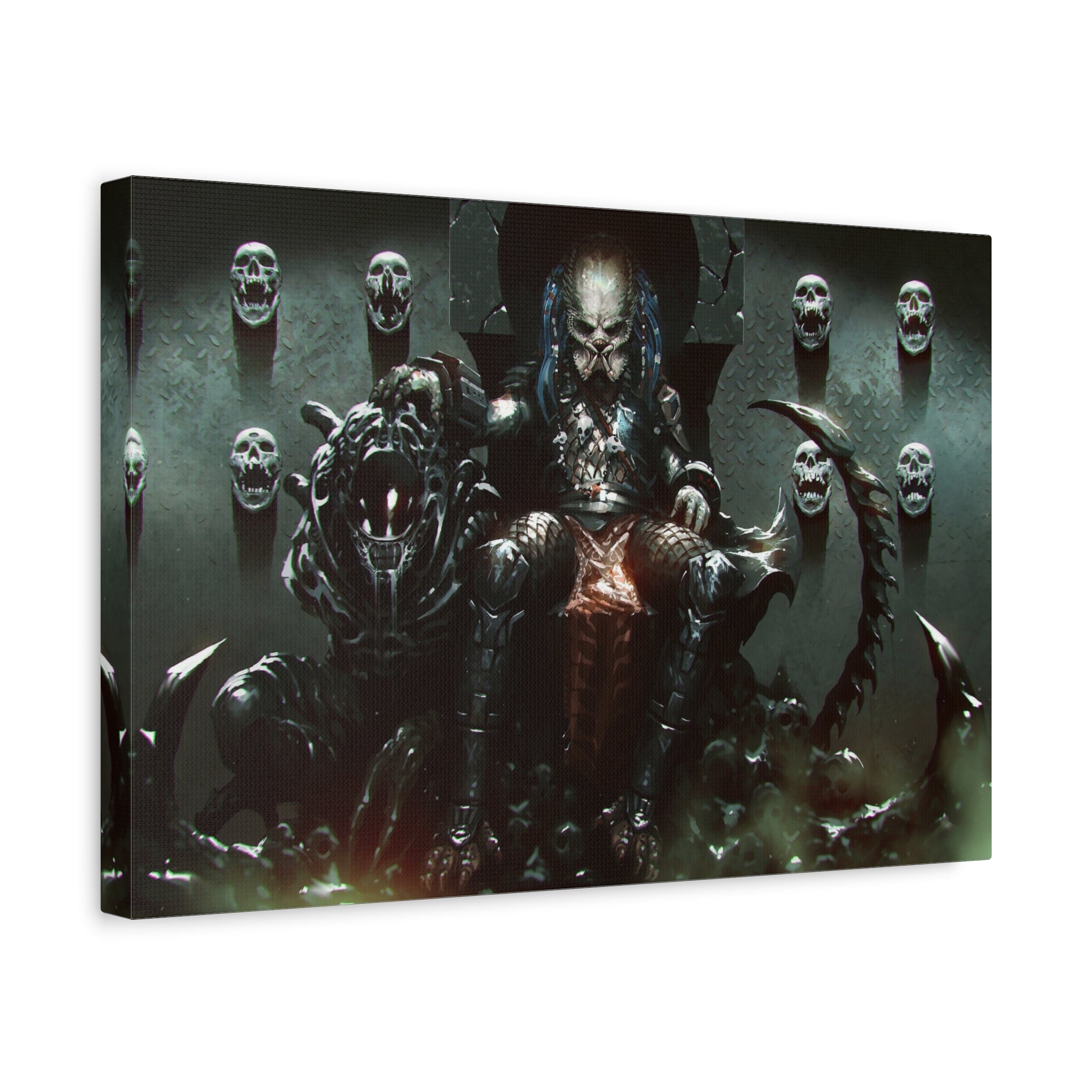 canvas-art-predator-alien-art-xenomorph-matte-canvas-print-stretched-wall-art-1-25-poster-sci-fi-home-decor-2