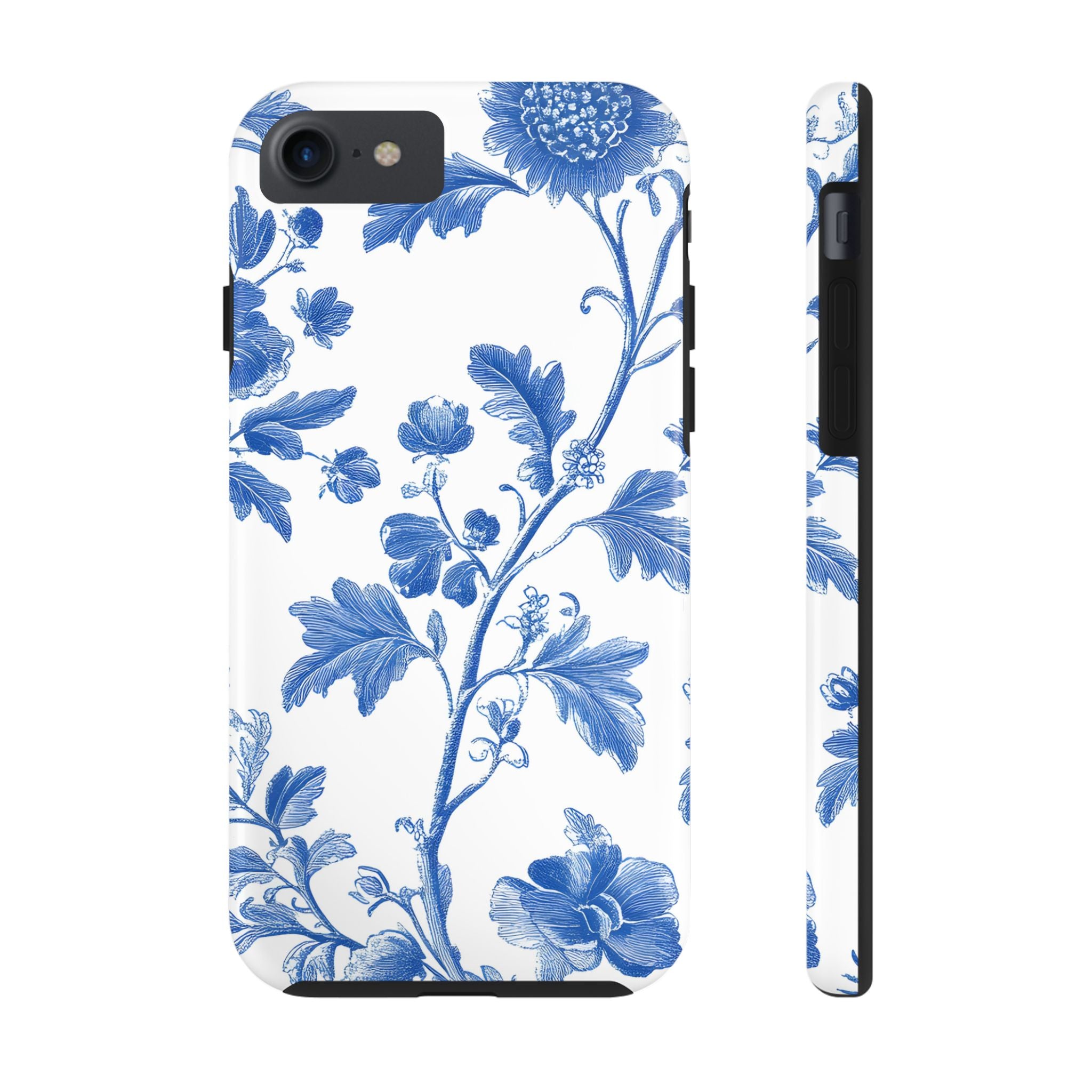 french-toile-floral-tough-iphone-case-blue-iphone-cover-protective-iphone-case-hard-shell-iphone-case-vintage-design-iphone-c