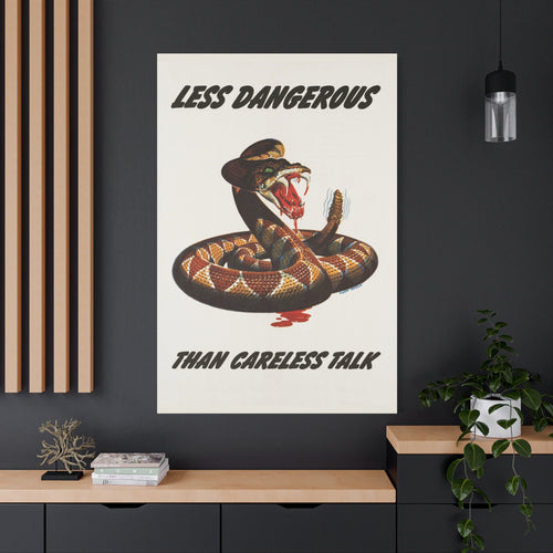 canvas-print-cobra-motivational-art-matte-finish-stretched-wall-art-less-dangerous-than-careless-talk-home-decor