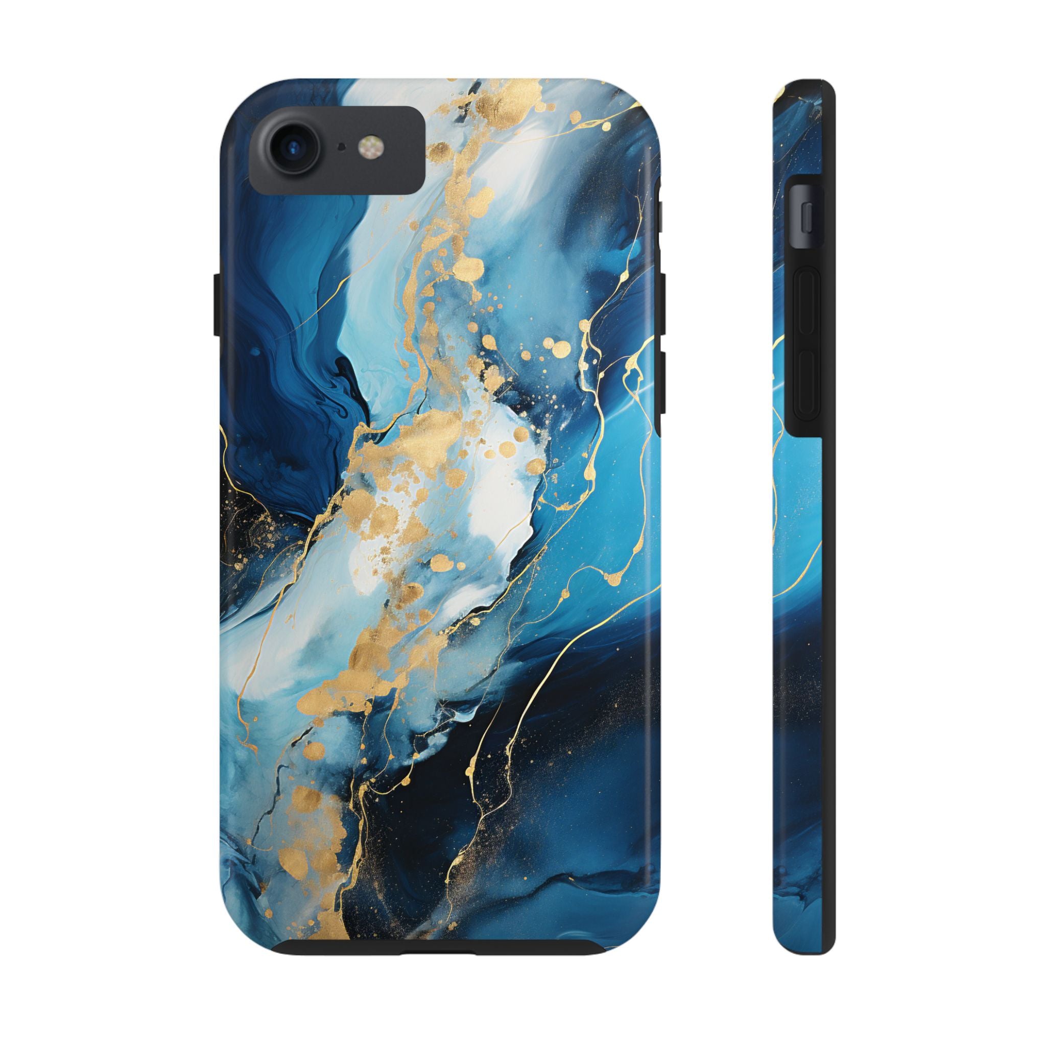 blue-gold-marble-iphone-tough-case-elegant-minimalist-protective-cover-stylish-phone-shell-hard-shell-iphone-case-trendy-acce