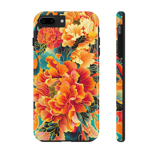iphone-tough-case-retro-japanese-flowers-floral-phone-cover-vintage-japanese-style-protective-phone-case-asian-floral-design-