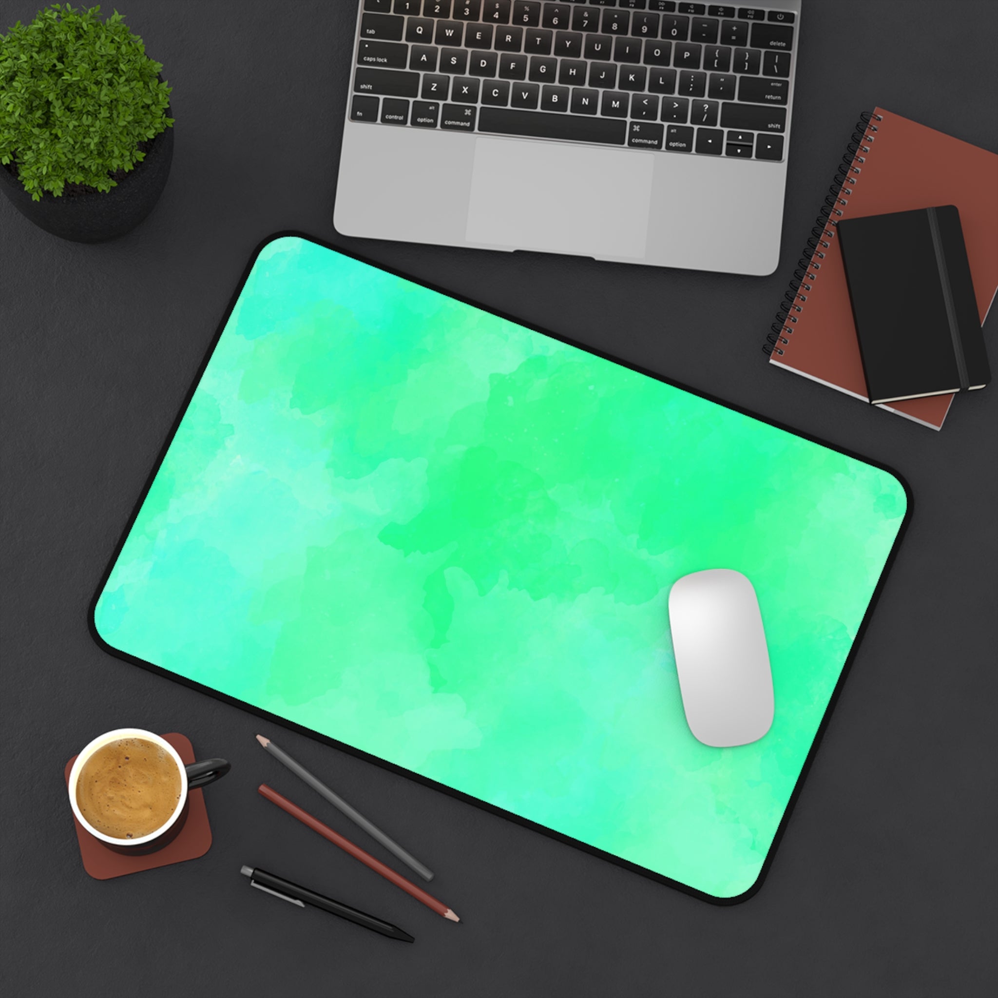 watercolor-turquoise-desk-mat-gaming-mousepad-office-desk-accessories-large-desk-blotter-computer-desk-cover-home-essentials
