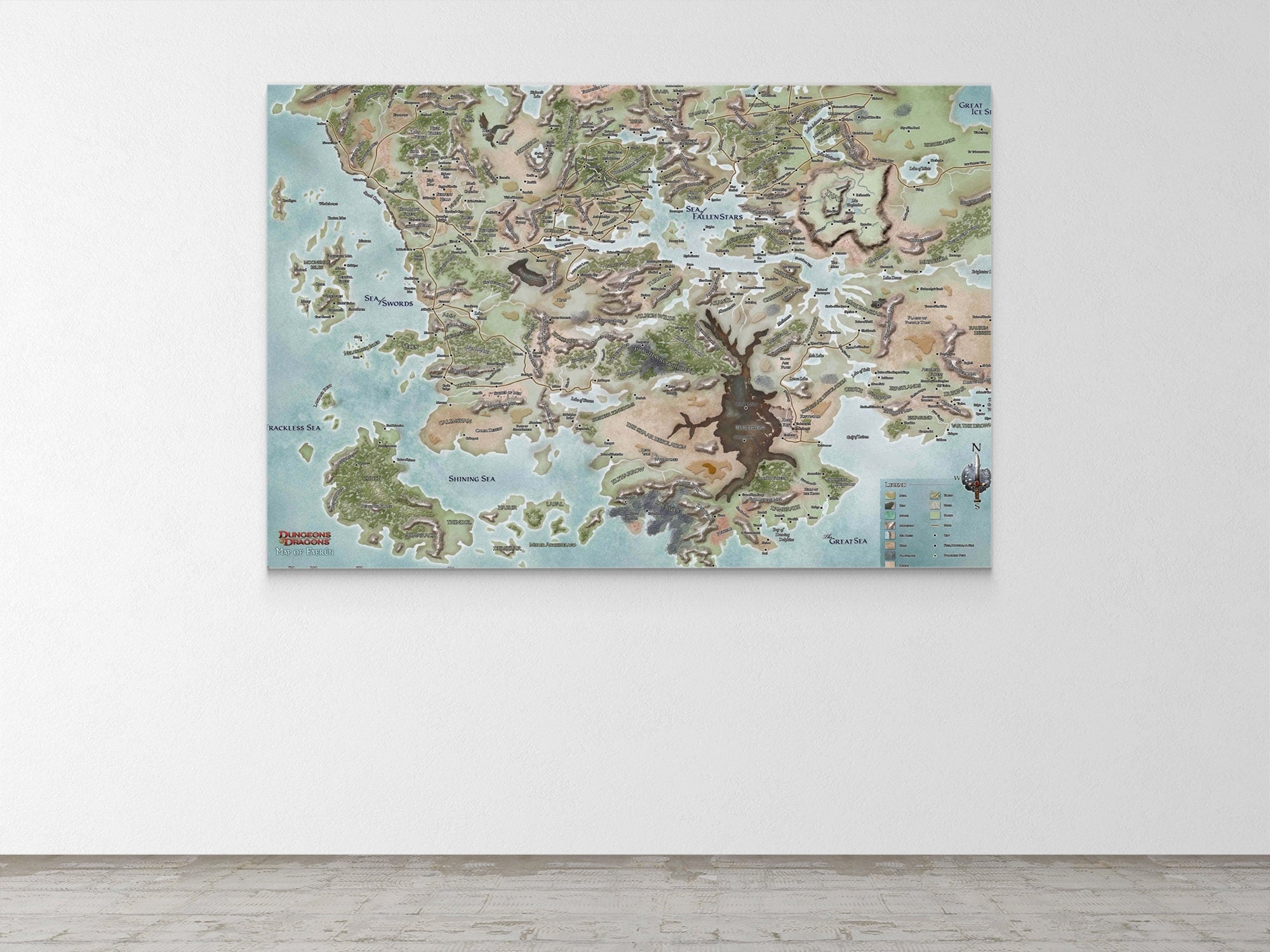 dungeons-dragons-forgotten-realms-map-map-of-fearun-1-piece-canvas-wall-art-dungeons-and-dragons-wall-art-poster-d-and-d-gift