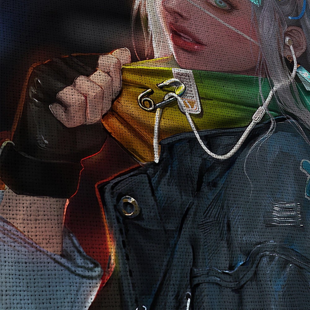 anime-samurai-girl-katana-5-piece-canvas-wall-art-samurai-art-canvas-art-extra-large-wall-art-anime-girl-poster-5-piece-5-pan