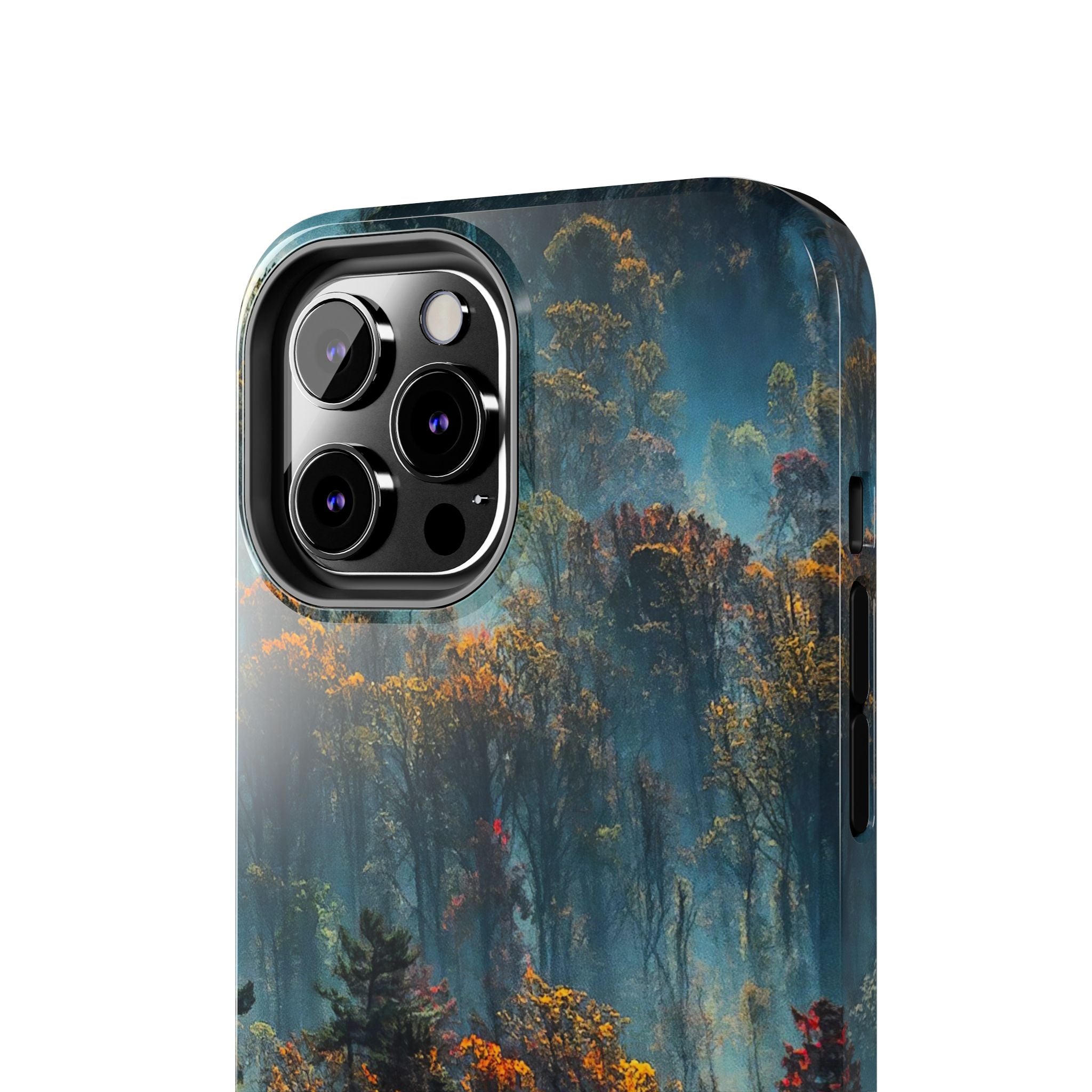 iphone-tough-case-misty-forrest-foggy-fall-iphone-covers-protective-smartphone-cover-nature-lover-gift-adventure-accessory