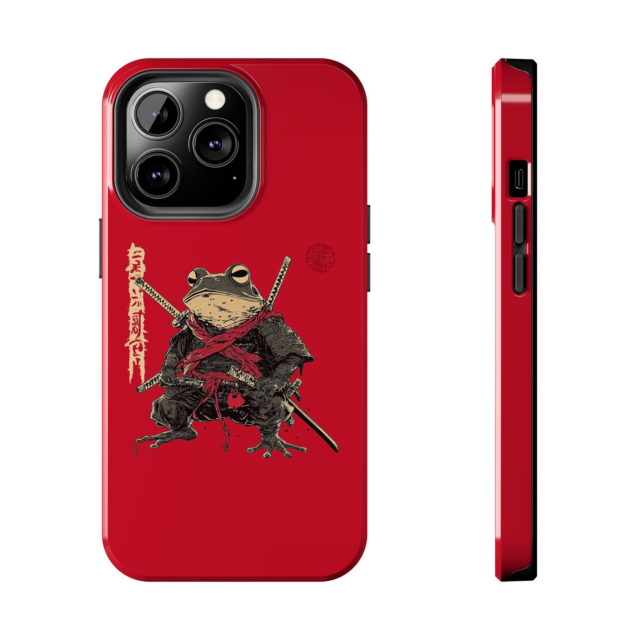 retro-vintage-ninja-frog-iphone-tough-case-red-sun-japanese-samurai-frog-design-stylish-tough-protector-red-iphone-case