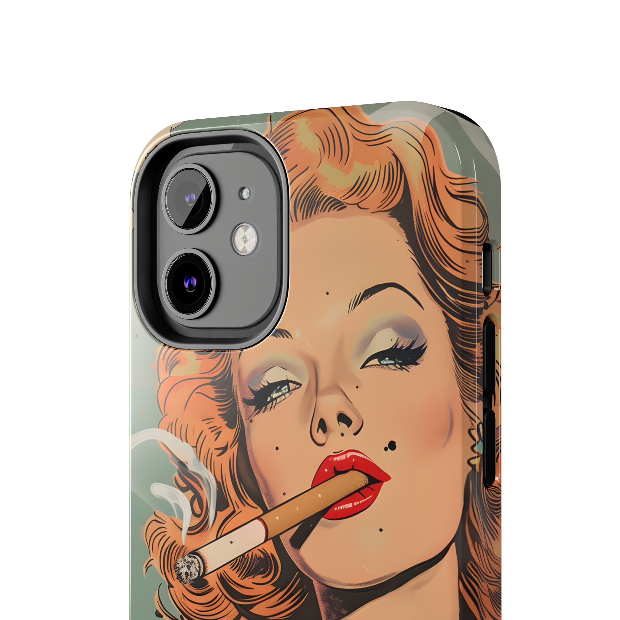 tough-phone-cases-vintage-pin-up-girl-iphone-cover-strong-phone-protector-retro-pinup-design-protective-smartphone-case