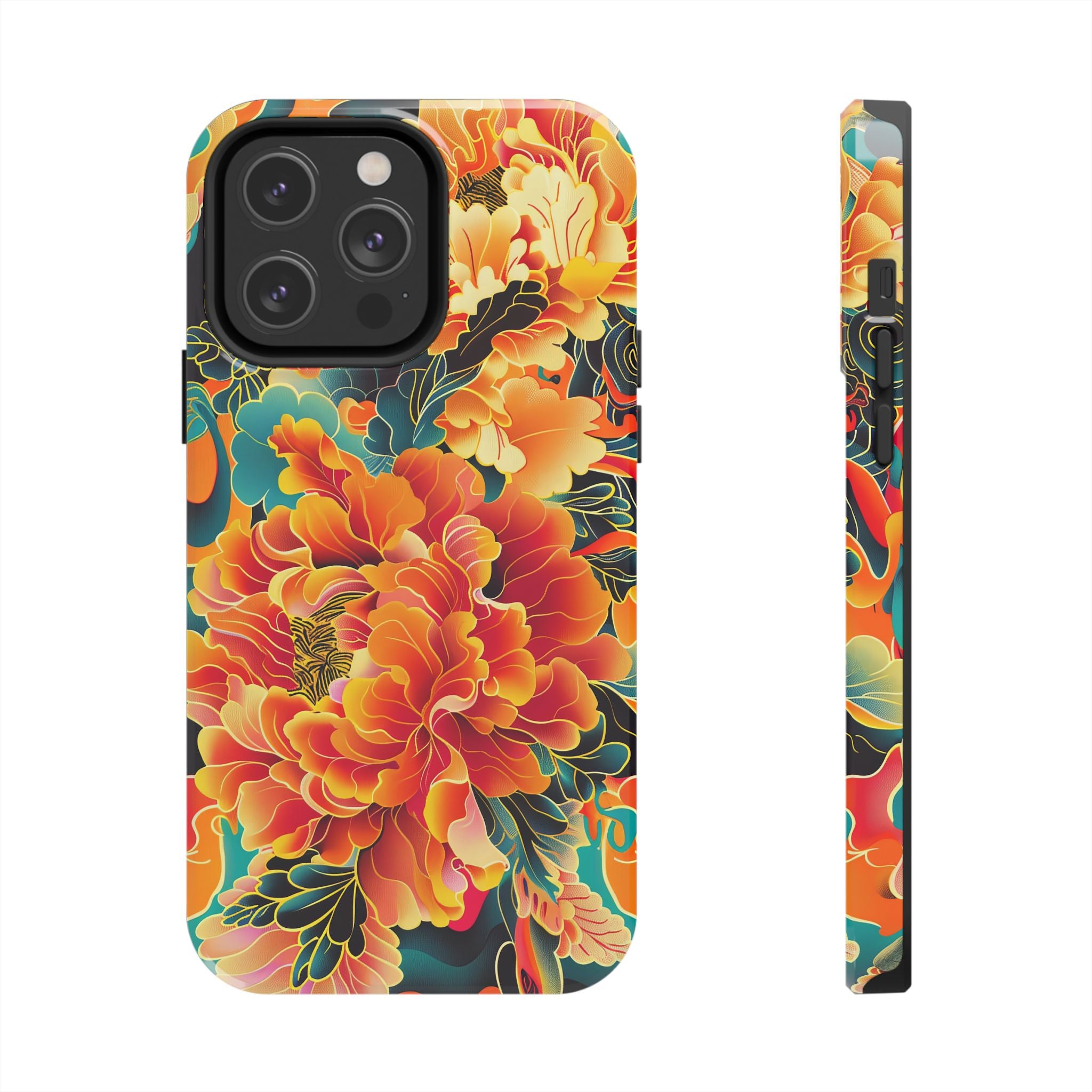 iphone-tough-case-retro-japanese-flowers-floral-phone-cover-vintage-japanese-style-protective-phone-case-asian-floral-design-