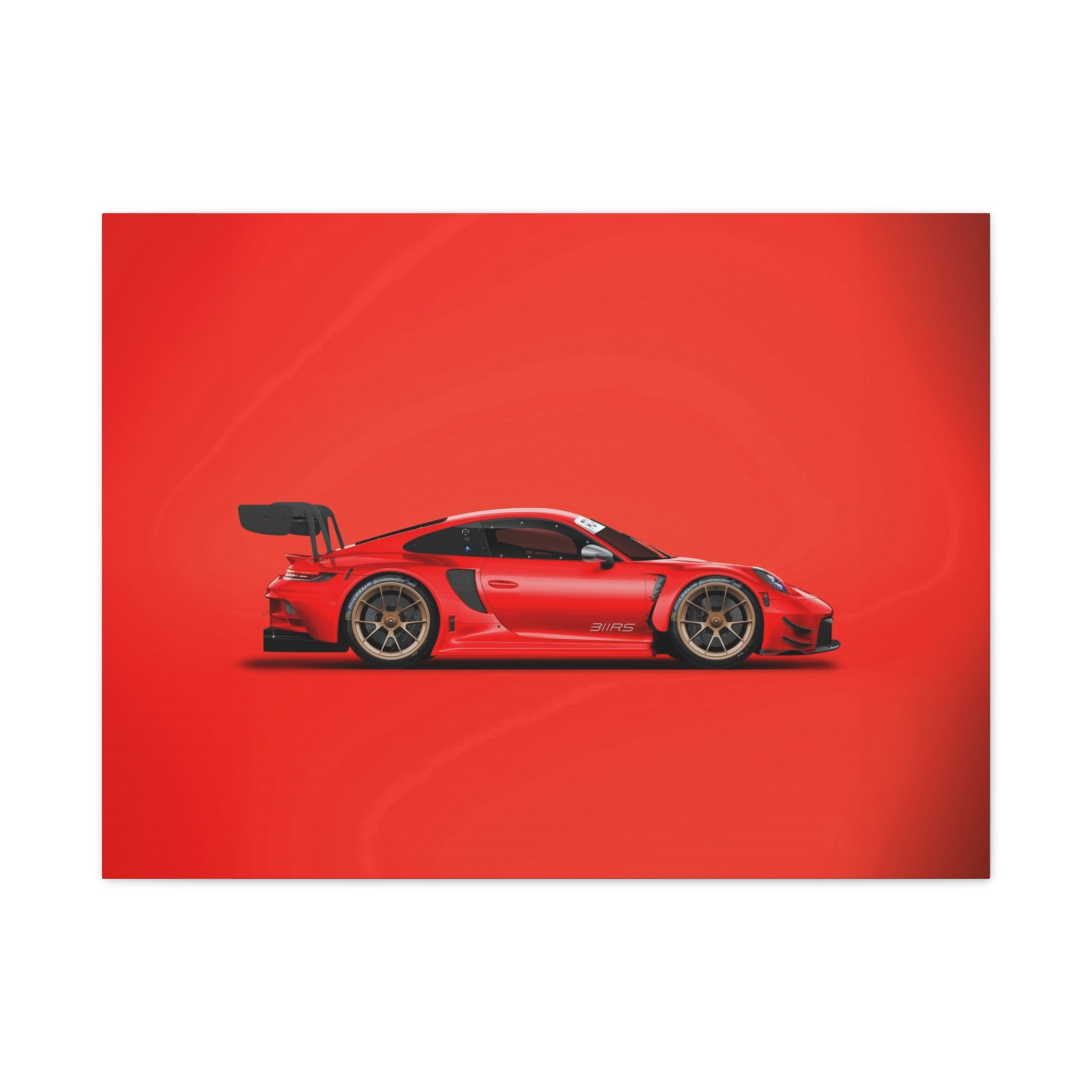 canvas-print-wall-art-porsche-911-red-gt3r-red-supercar-poster-matte-canvas-decor-stretched-large-canvas-wall-art-hypercars-1