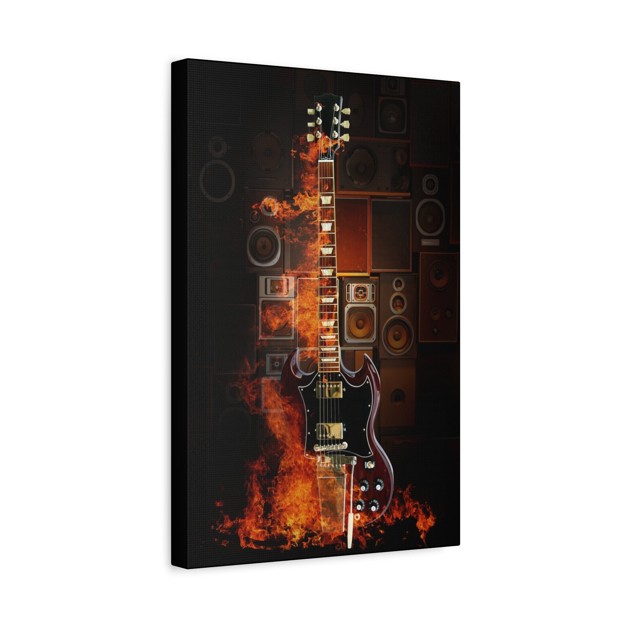 canvas-print-rock-n-roll-guitar-in-fire-home-wall-decor-music-art-gift-matte-stretched-wall-art-musicians-gift-guitarist-deco