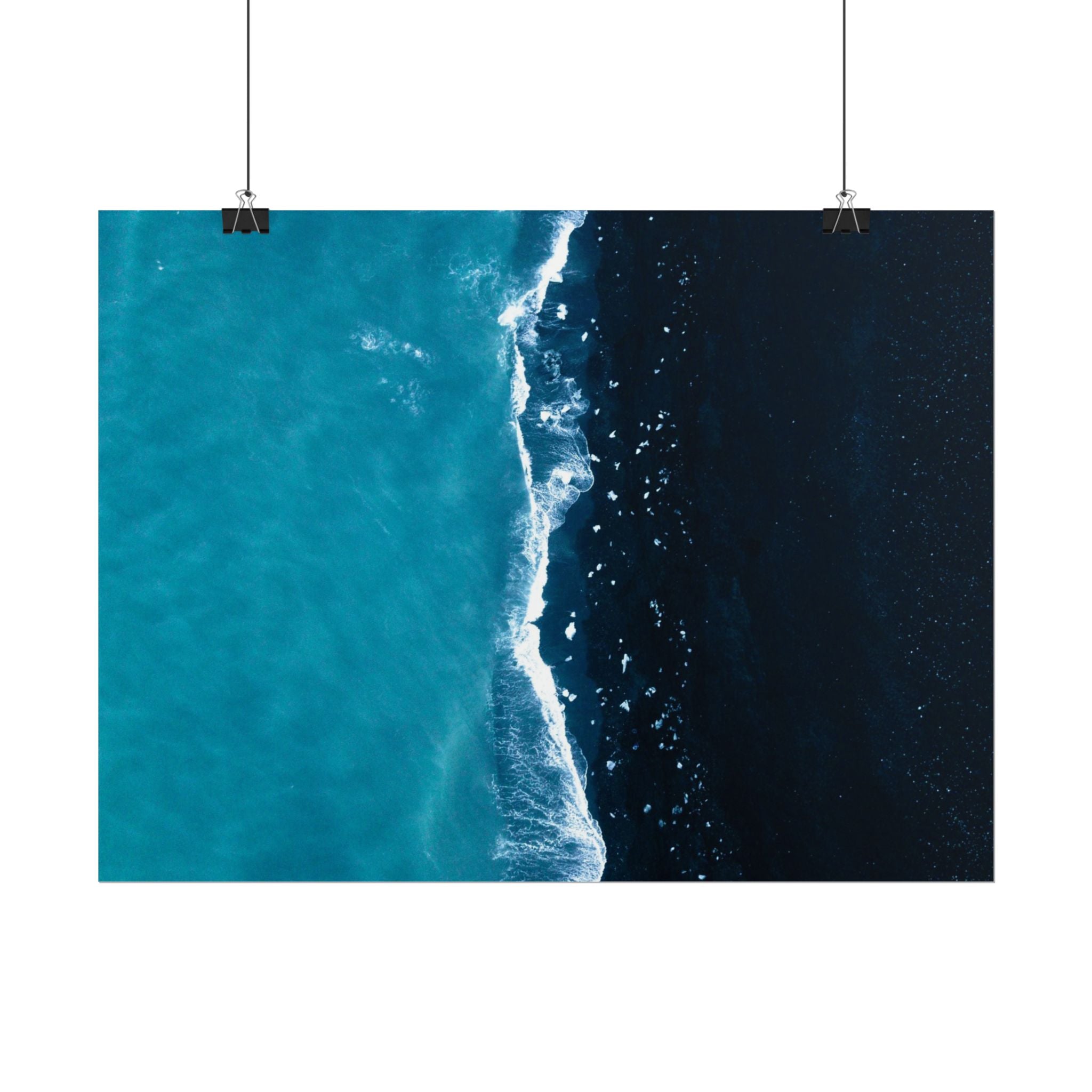 ocean-minimalist-decor-poster-print-beach-wall-art-coastal-photography-blue-ocean-print-sand-landscape-home-office-decoration