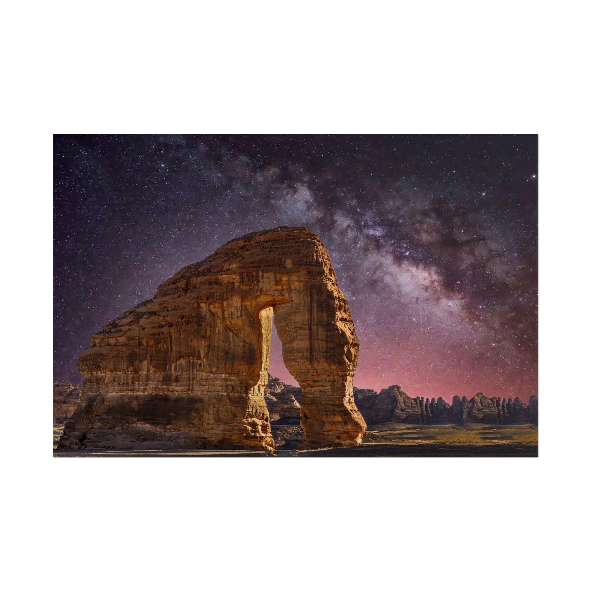 desert-landscape-poster-print-milky-way-poster-wall-art-milky-way-decor-artwork-unique-home-decor-starry-night-picture