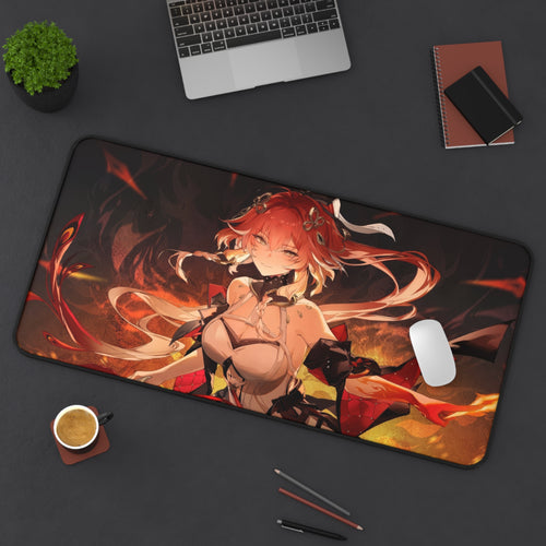 wuthering-wave-changli-gaming-mouse-pad-fire-wuwa-xl-desk-mat-extended-desk-pad-anime-waifu-computer
