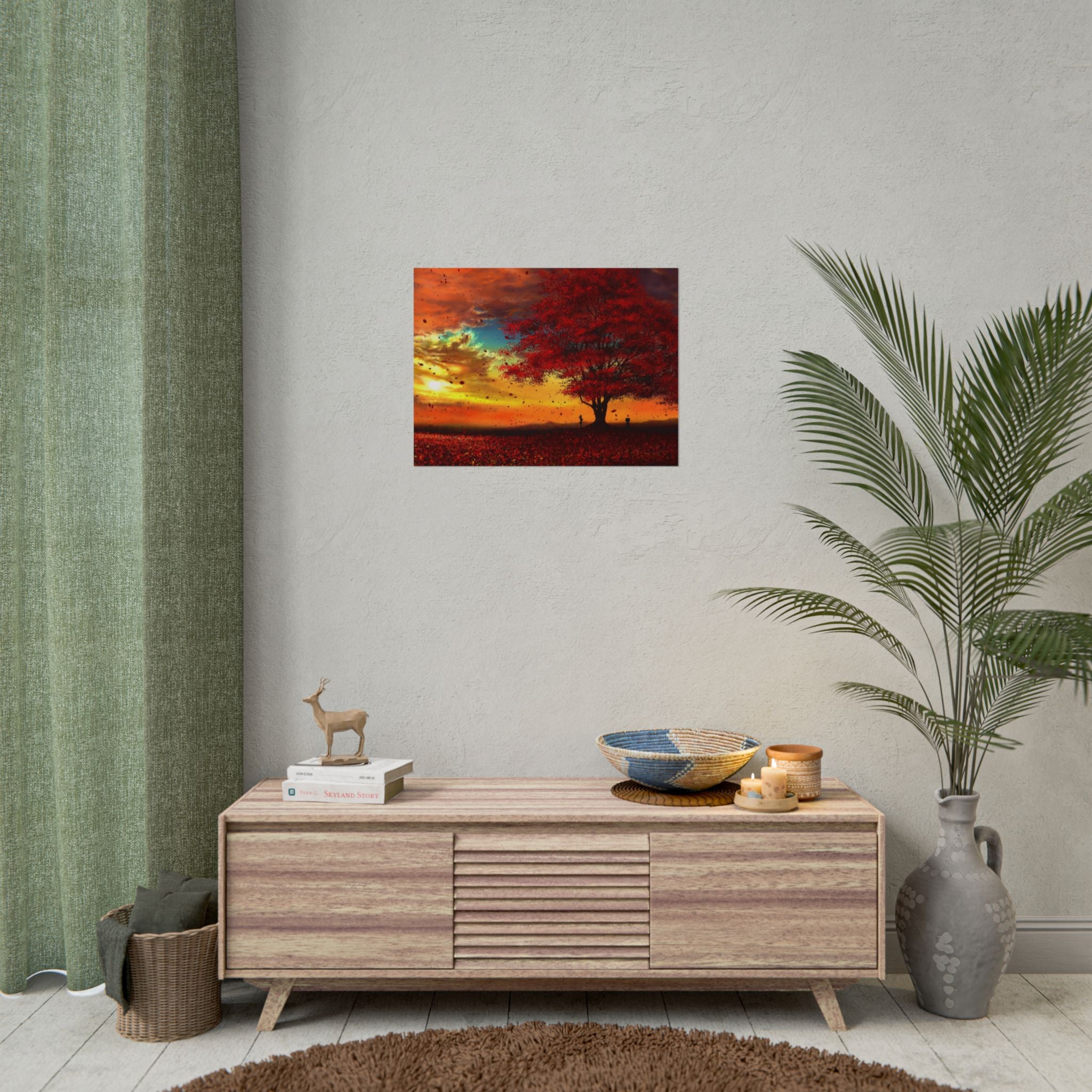 sunset-scenery-autumn-poster-print-wall-art-decor-home-decoration-nature-artwork-gift-idea-wall-hanging