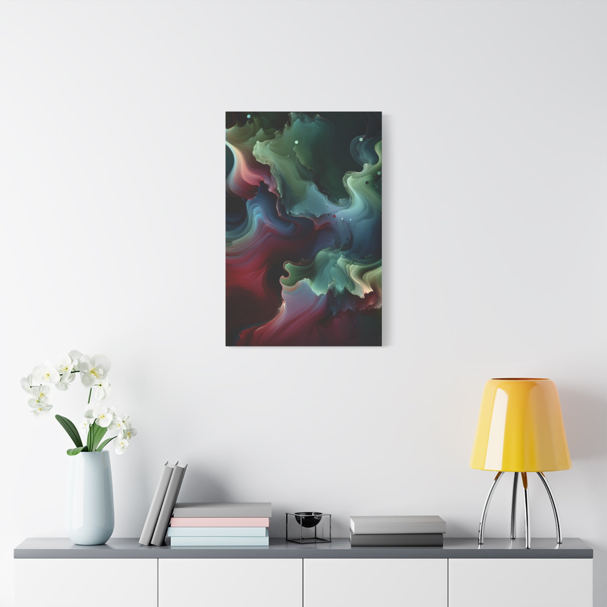 canvas-print-abstract-green-and-burgundy-wall-art-living-room-decor-gallery-wrap-canvas-abstract-wall-decor-colorful-art-home
