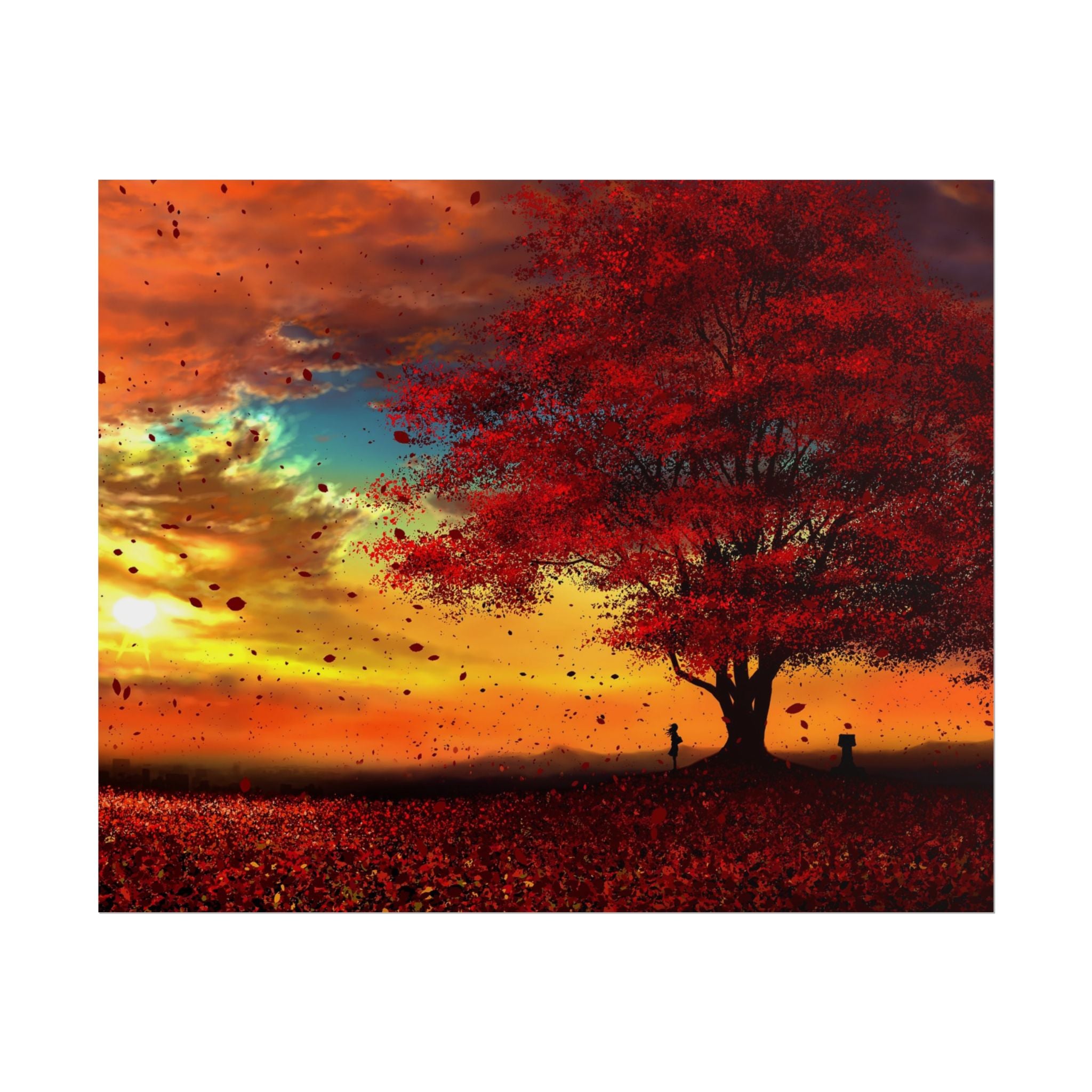 sunset-scenery-autumn-poster-print-wall-art-decor-home-decoration-nature-artwork-gift-idea-wall-hanging