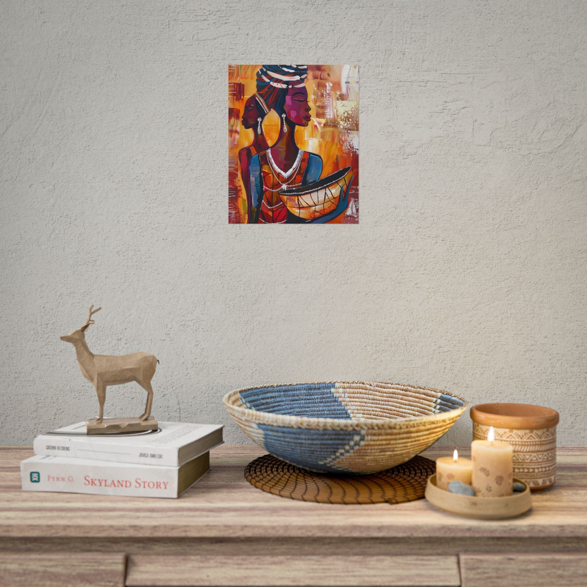 traditional-african-woman-poster-print-african-portrait-afrocentric-home-wall-decor-tribal-art-african-american-art-ethnic-wa