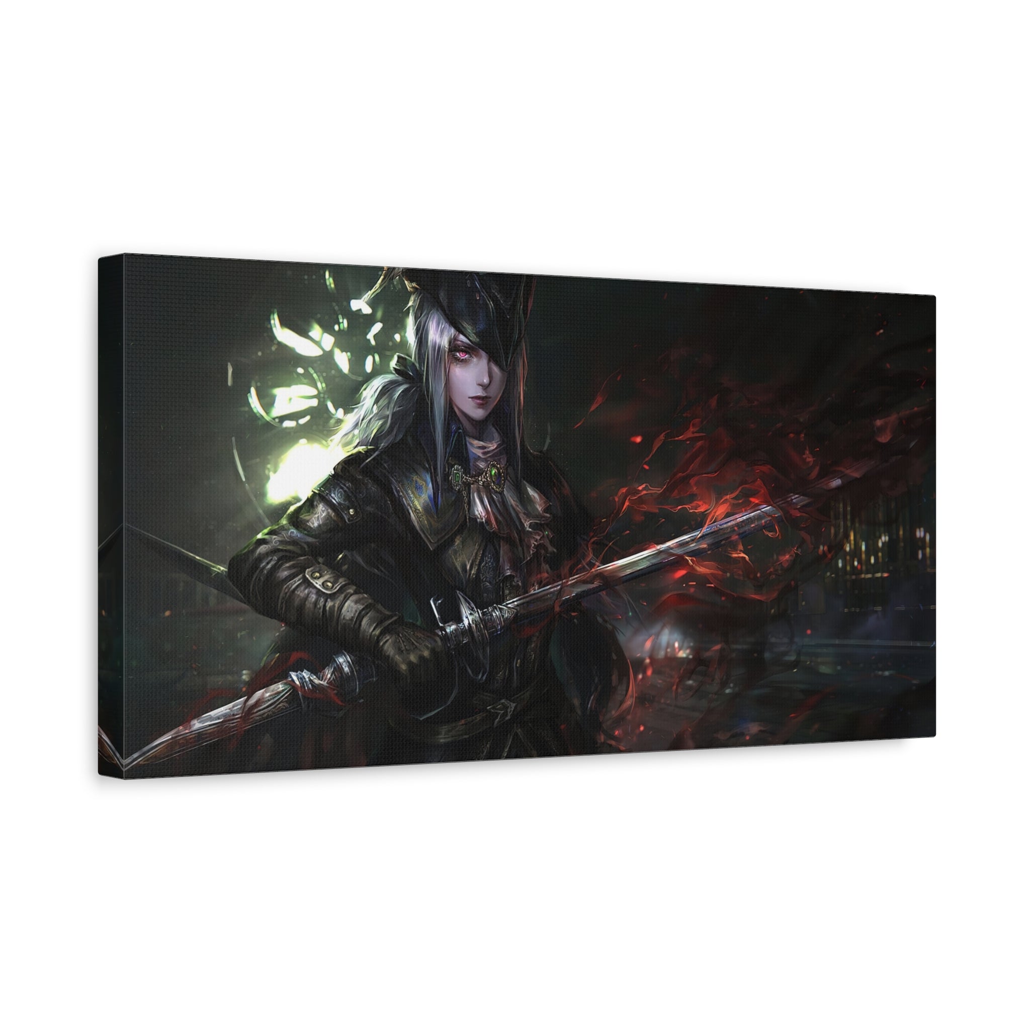 Bloodborne Art Lady Maria With Blade Canvas Wall Art, Home Wall Decor, Game Wall Art Print