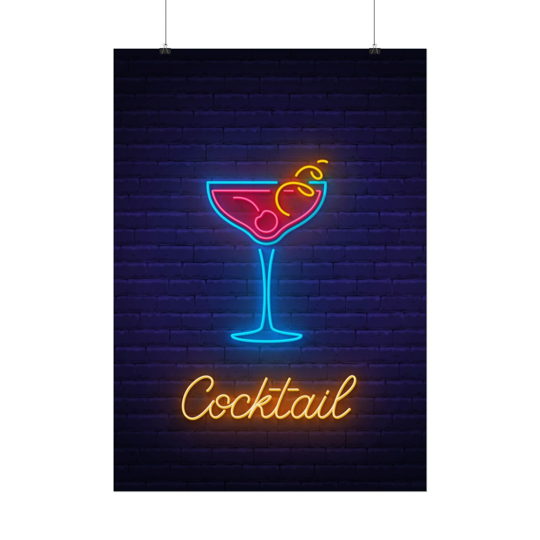 cocktail-neon-martini-poster-wall-art-decor-large-poster-artwork-cocktail-print-bar-decor-kitchen-wall-art