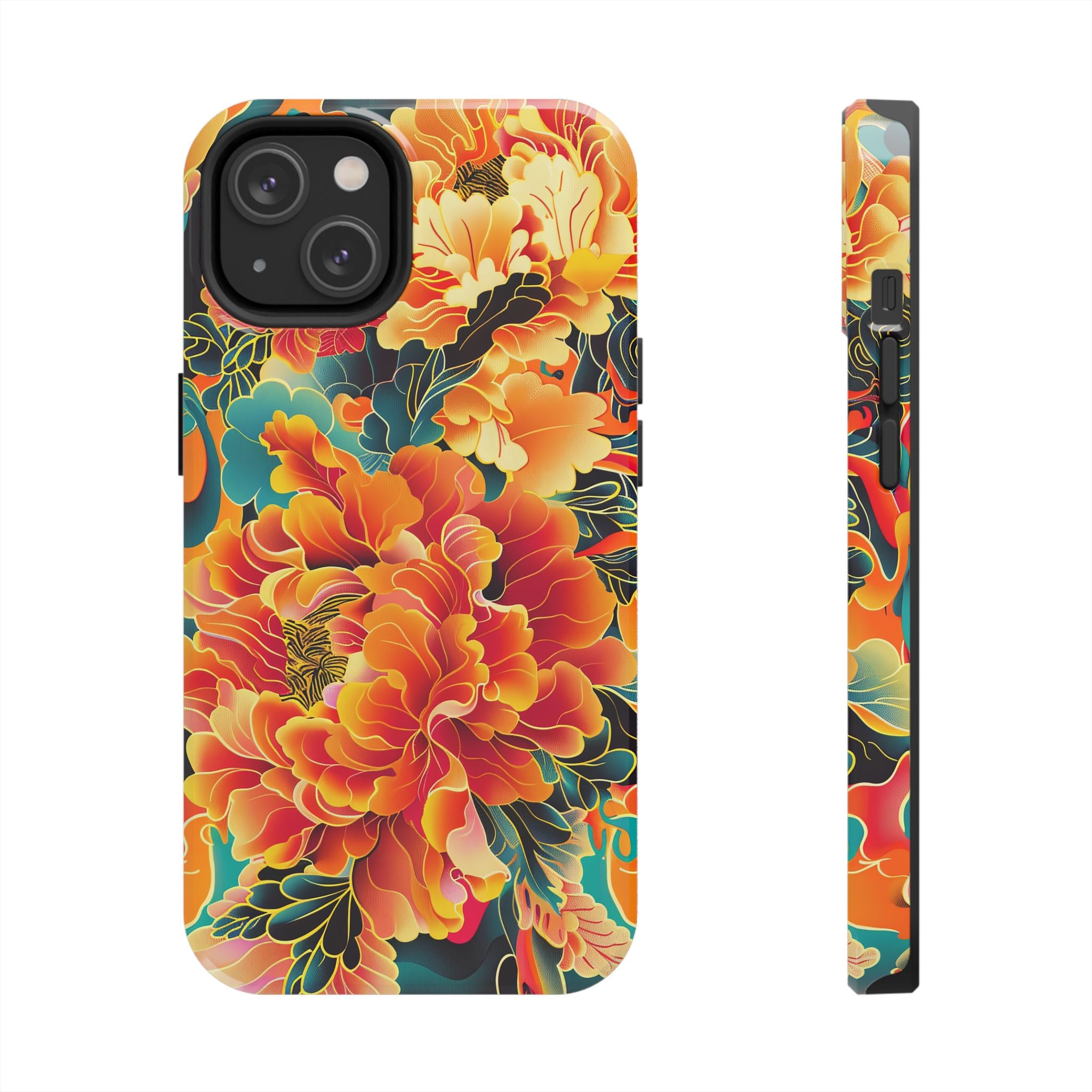 iphone-tough-case-retro-japanese-flowers-floral-phone-cover-vintage-japanese-style-protective-phone-case-asian-floral-design-