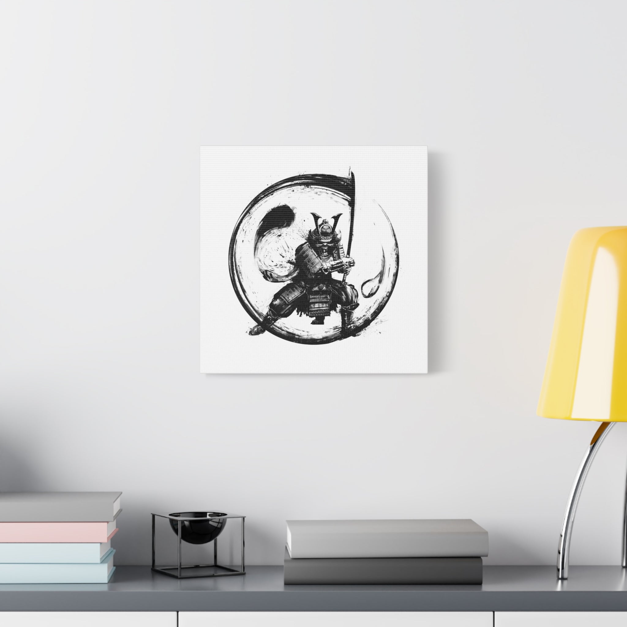 canvas-wall-art-japanese-samurai-ying-yang-katana-oni-mask-black-and-white-home-decor-zen-wall-hanging-asian-art-samurai-swor