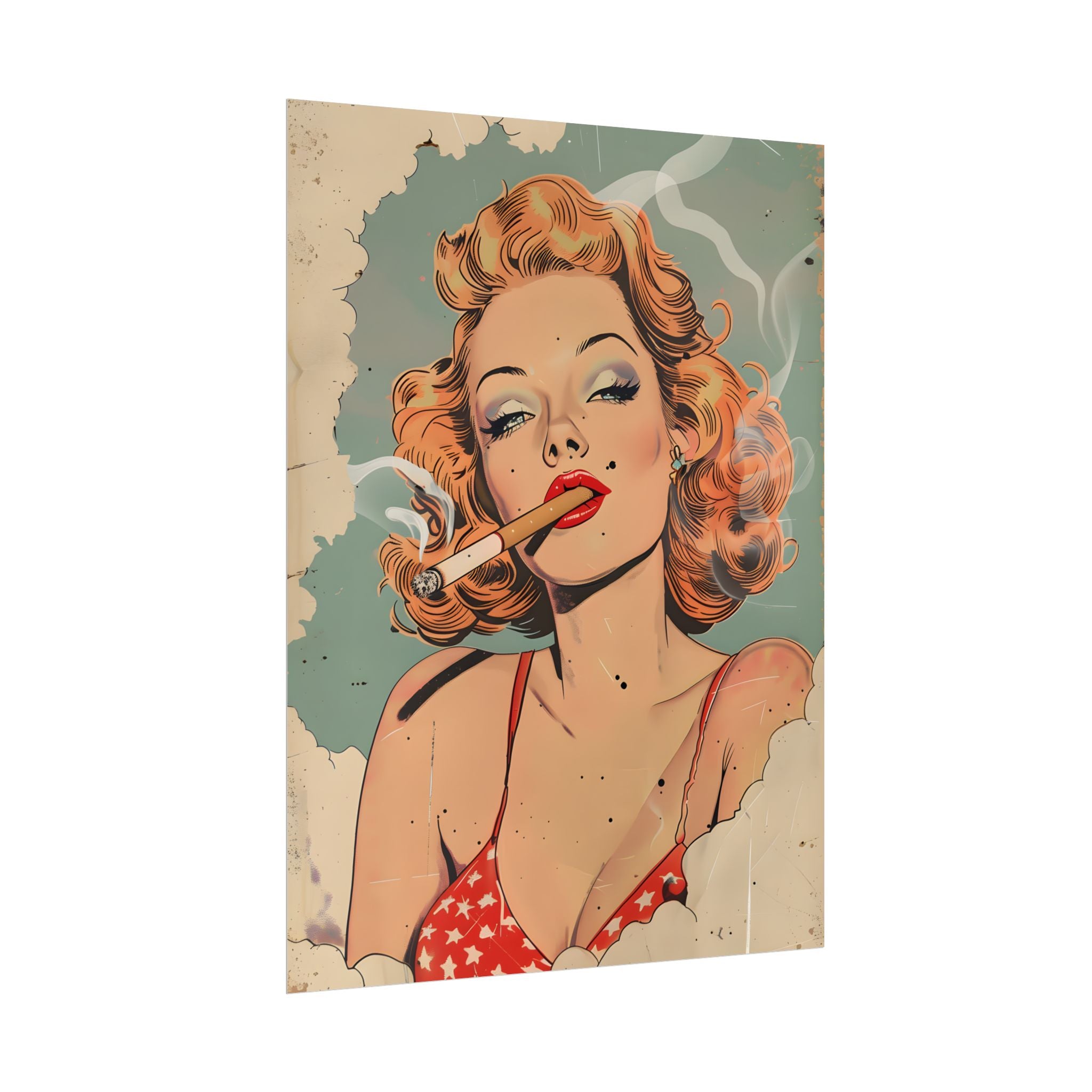 vintage-pin-up-girl-poster-print-girl-smoking-cigarette-wall-art-retro-pinup-poster-pin-up-illustration-home-decor-wall-hangi