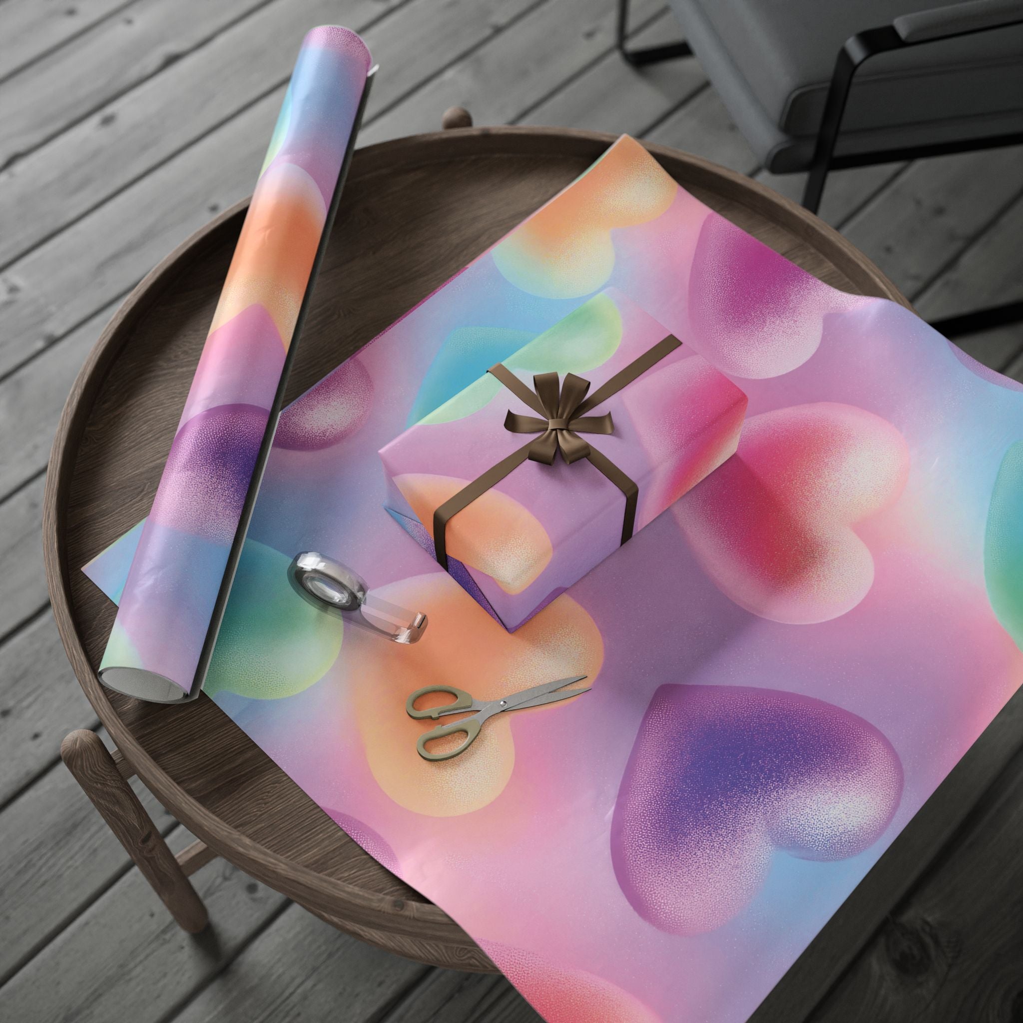 heart-gift-wrapping-papers-pink-glittery-gift-wrap-roll-for-birthdays-weddings-christmas-party-supplies-crafting-diy-projects