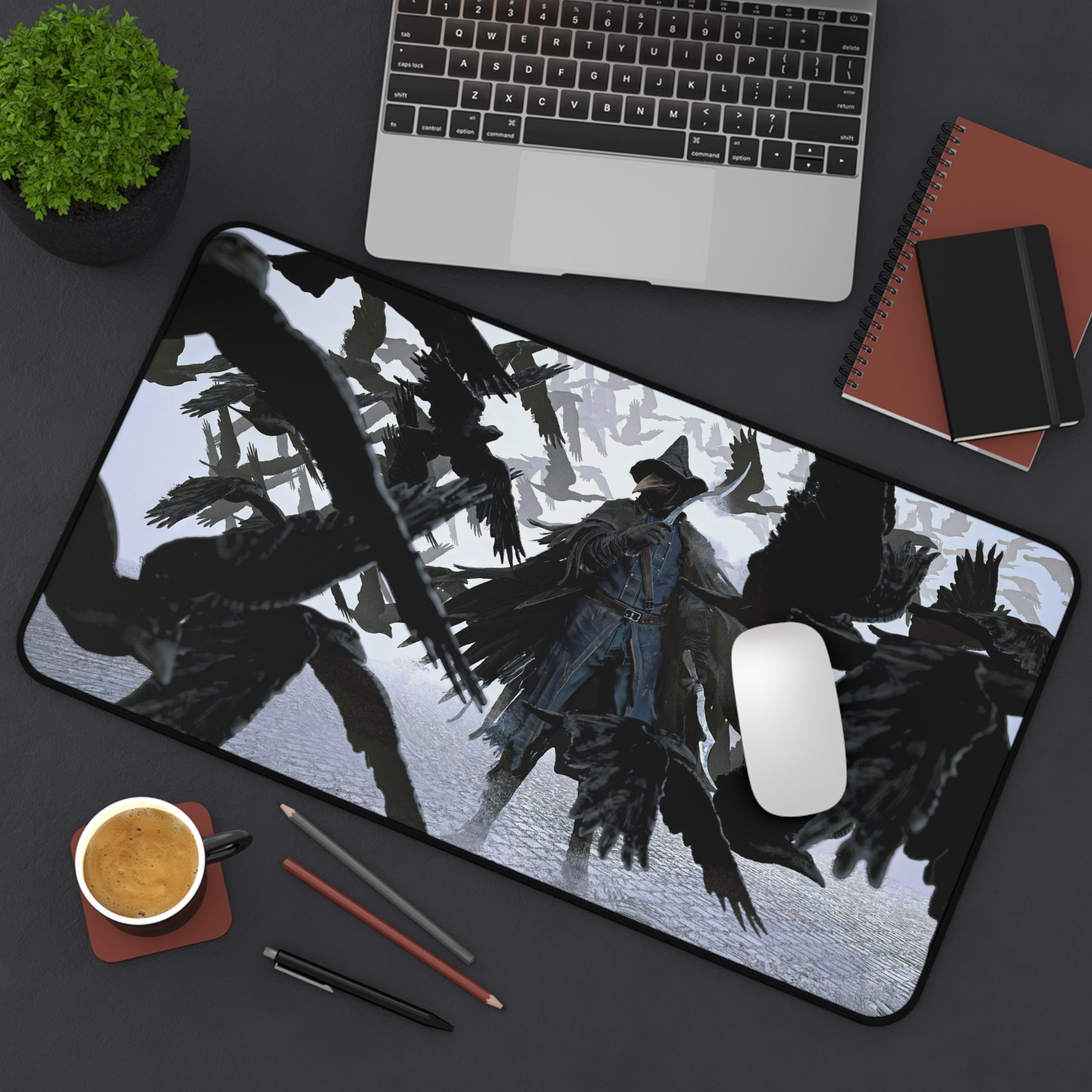 bloodborne-art-mouse-pad-eileen-the-crow-desk-pad-large-gaming-desk-mat-fantasy-protective-desk-pad-gamer-gift-gothic-art
