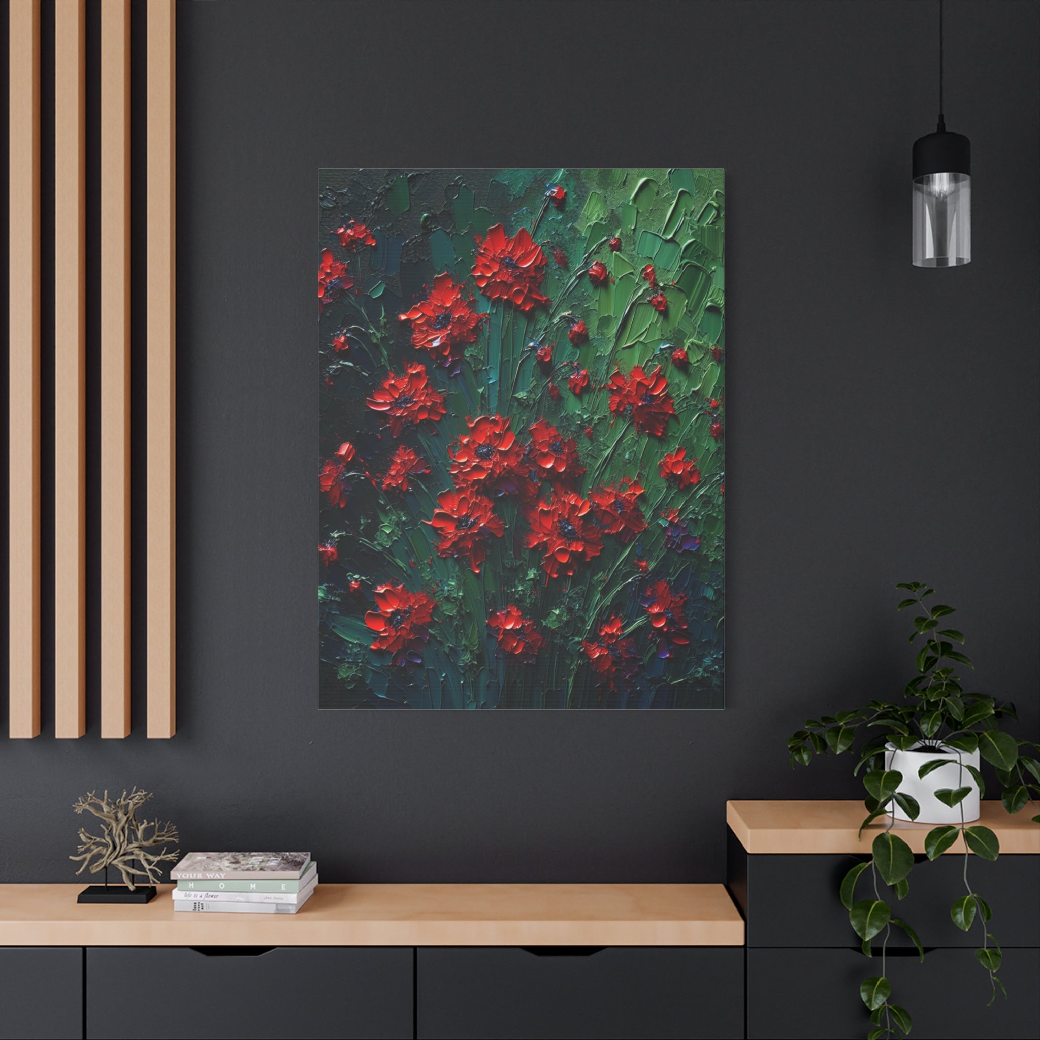 canvas-print-red-wildflowers-matte-canvas-impasto-oil-painting-stretched-wall-art-home-decor-floral-print-gift-for-nature-lov