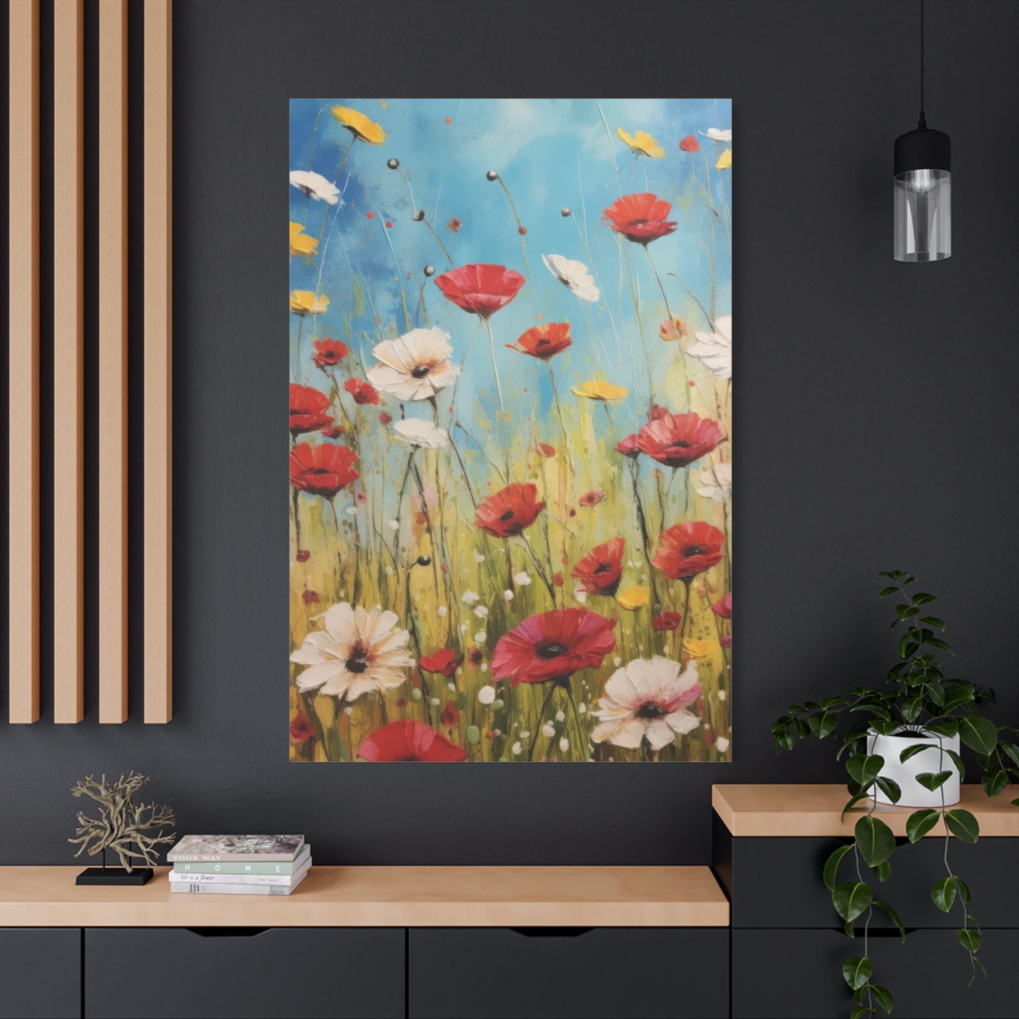 canvas-wall-art-summer-flowers-floral-home-decor-flower-wall-art-matte-stretched-canvas-print-poster-painting-botanical-garde