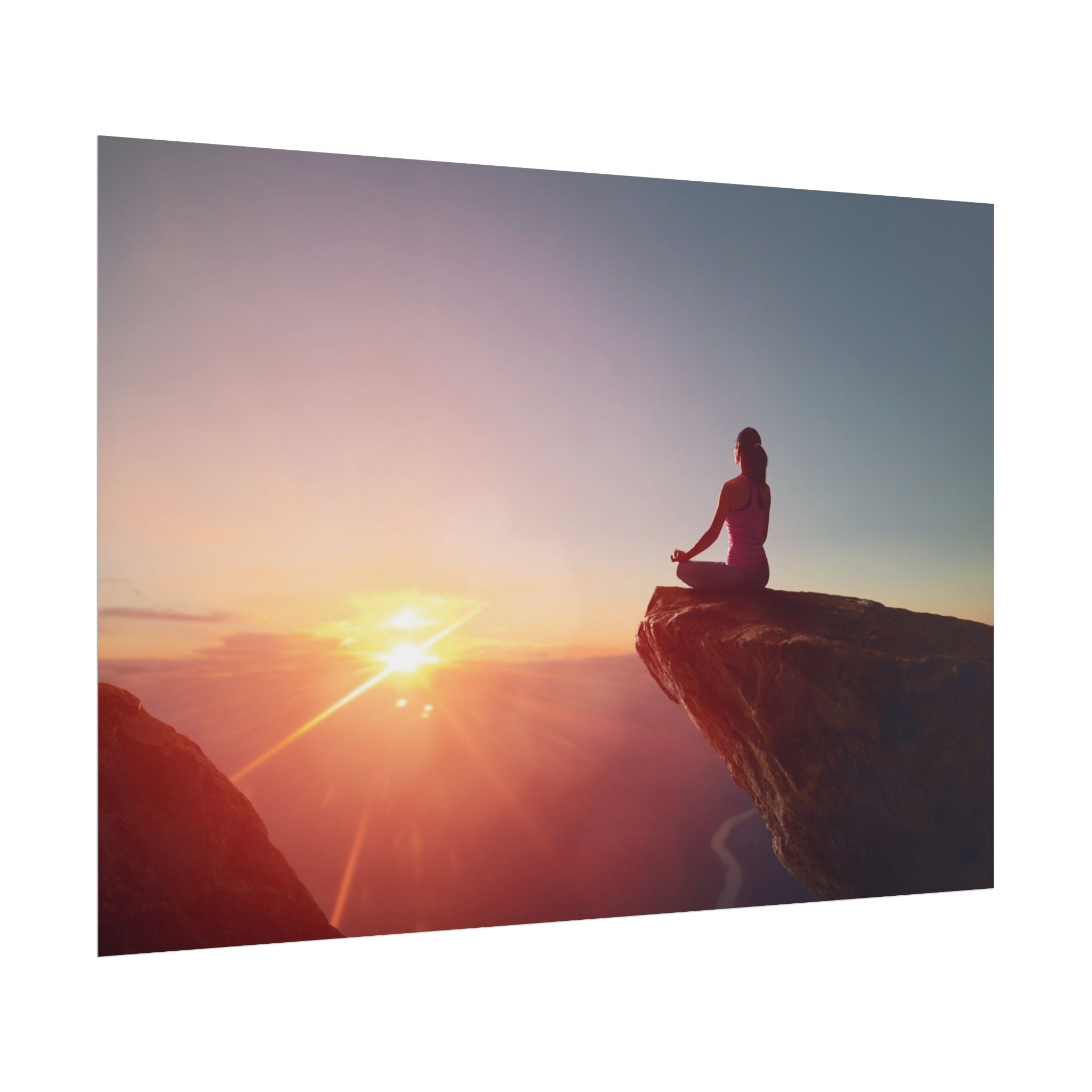 sunset-meditation-poster-yoga-wall-decor-mindfulness-poster-art-print-spiritual-gift-serene-home-decor-rolled-posters