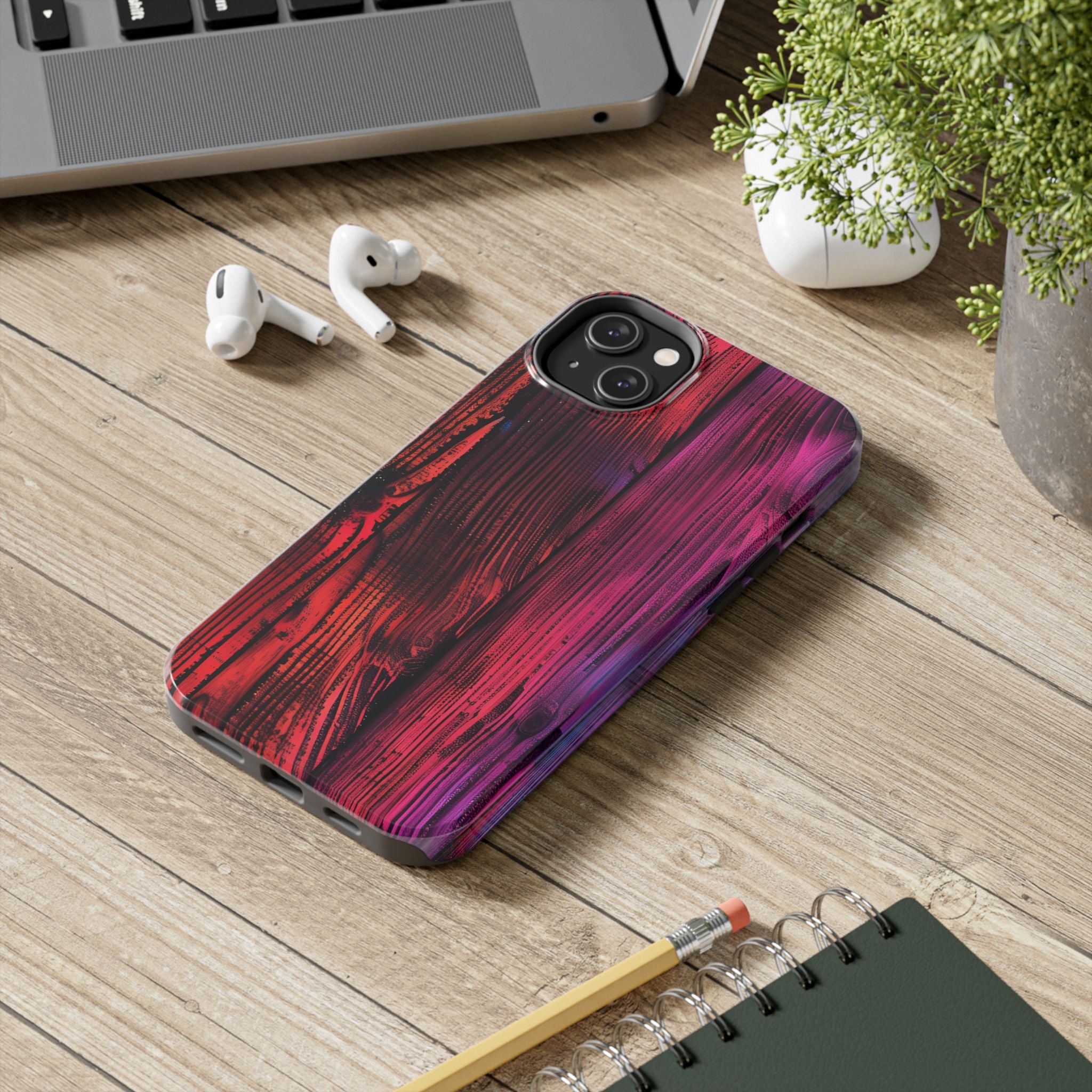disco-neon-tough-iphone-cases-wood-grain-texture-iphone-case-cover-protective-iphone-shell-unique-iphone-accessories-iphone-1