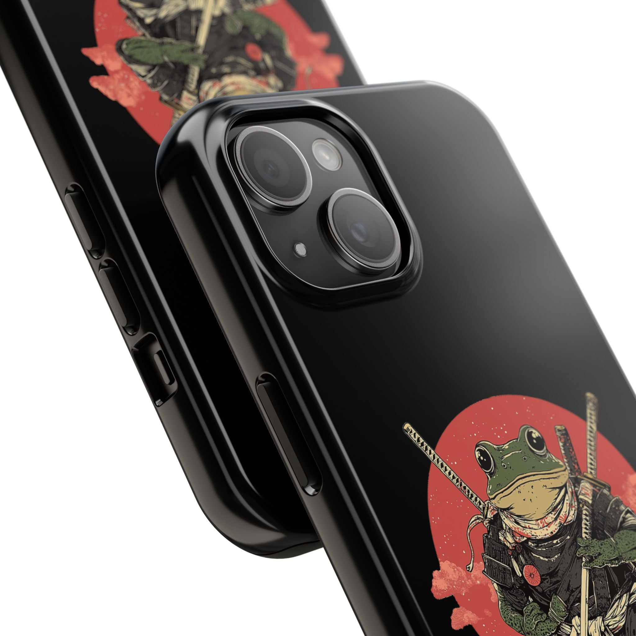 retro-vintage-ninja-frog-iphone-tough-case-red-sun-japanese-samurai-frog-design-ninja-warrior-black-iphone-hard-cover