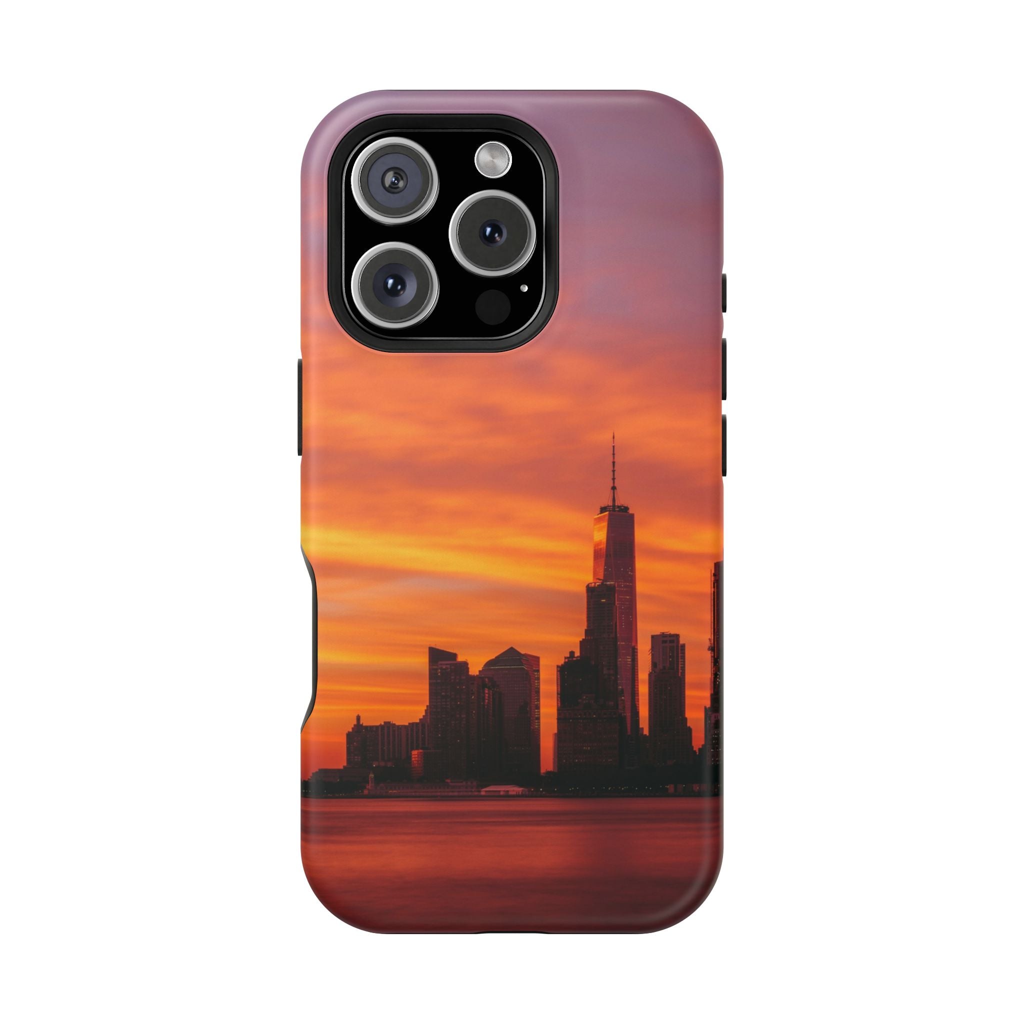 sunset-nyc-cityscape-magnetic-tough-case-durable-phone-protector-new-york-tough-case-gift-for-photographers-urban-aesthetic