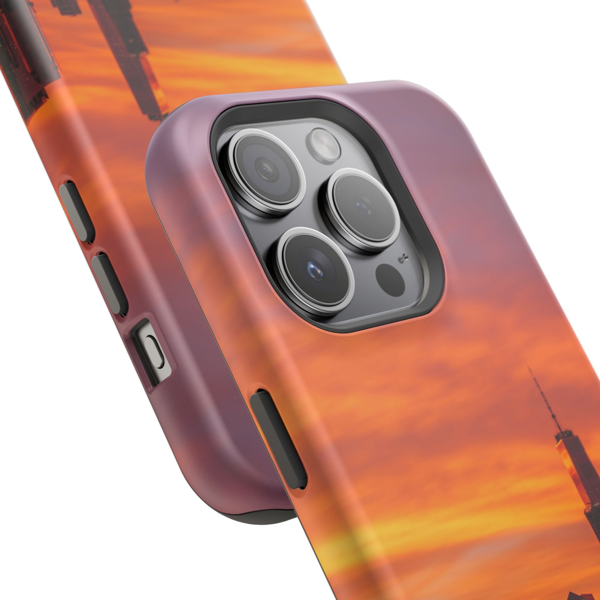 sunset-nyc-cityscape-magnetic-tough-case-durable-phone-protector-new-york-tough-case-gift-for-photographers-urban-aesthetic