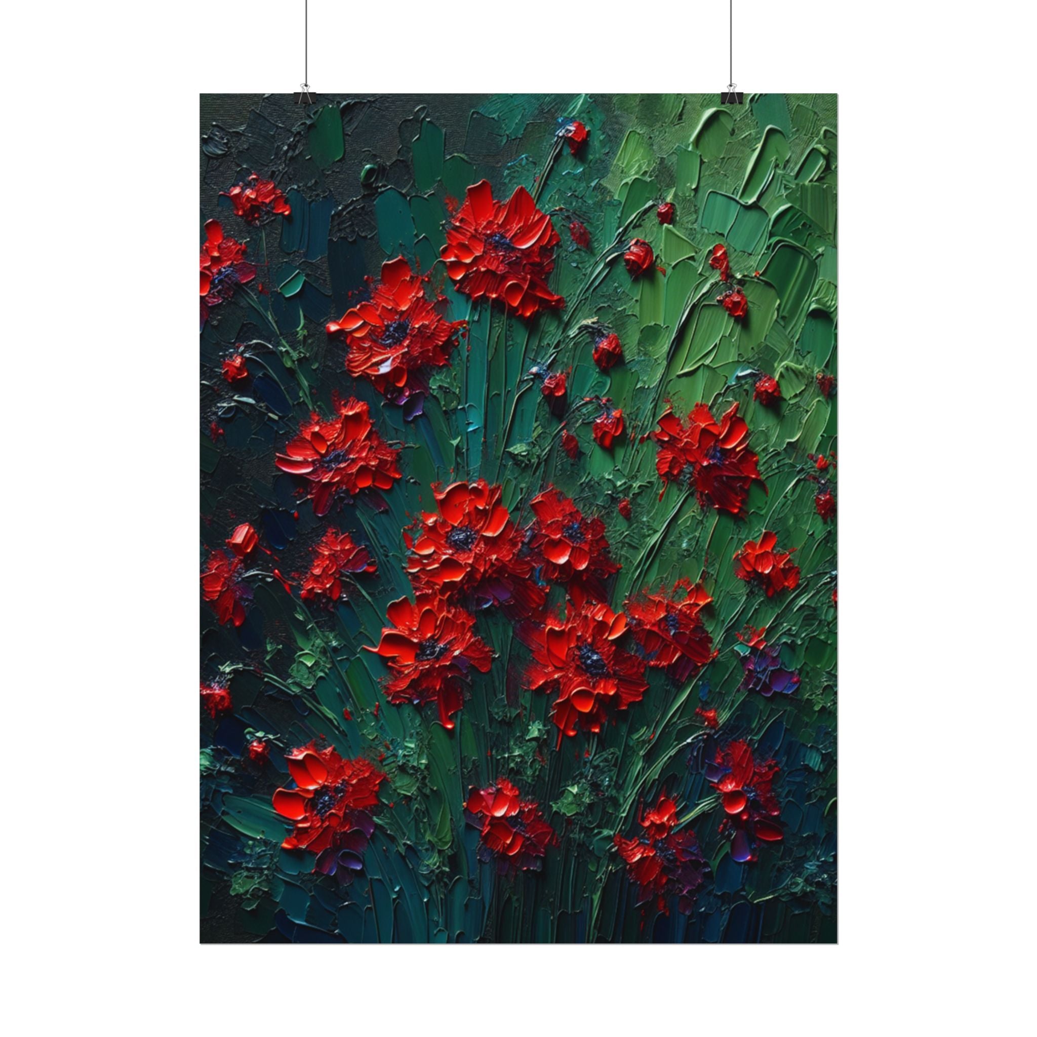 red-wildflowers-poster-print-impasto-oil-painting-look-stretched-wall-art-home-decor-floral-print-gift-for-nature-lover