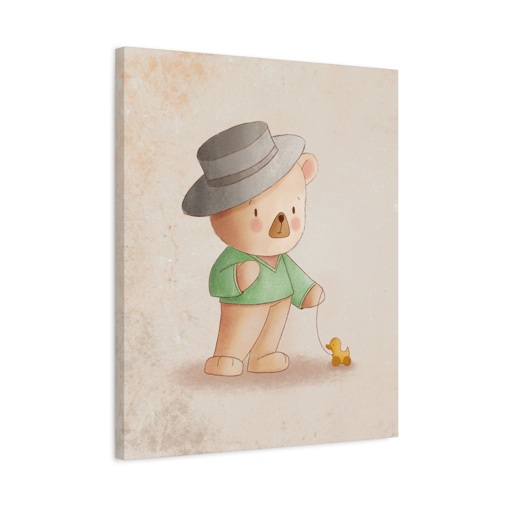 canvas-wall-art-cute-bear-nursery-decor-baby-bear-print-stretched-canvas-nursery-art-cute-bear-decoration-baby-nursery-cute-a