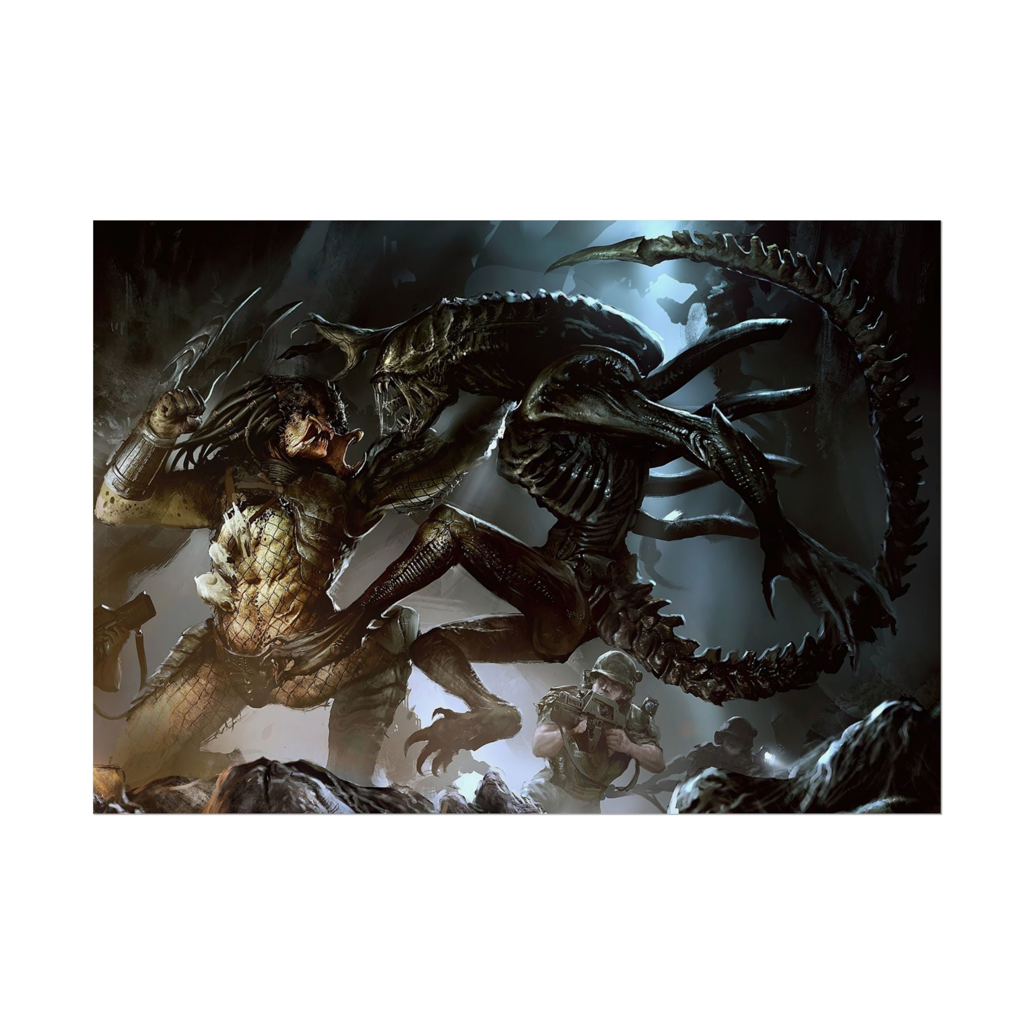 predator-alien-poster-print-xenomorph-si-fi-home-decor-movie-poster-pretador-fantasy-art