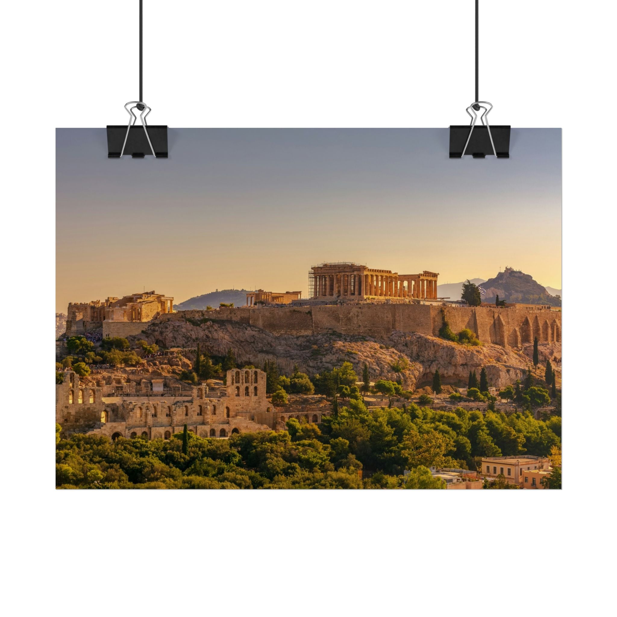 acropolis-panoramic-fine-art-poster-print-greek-wall-art-athens-greece-home-decor-travel-lover-gift-landscape