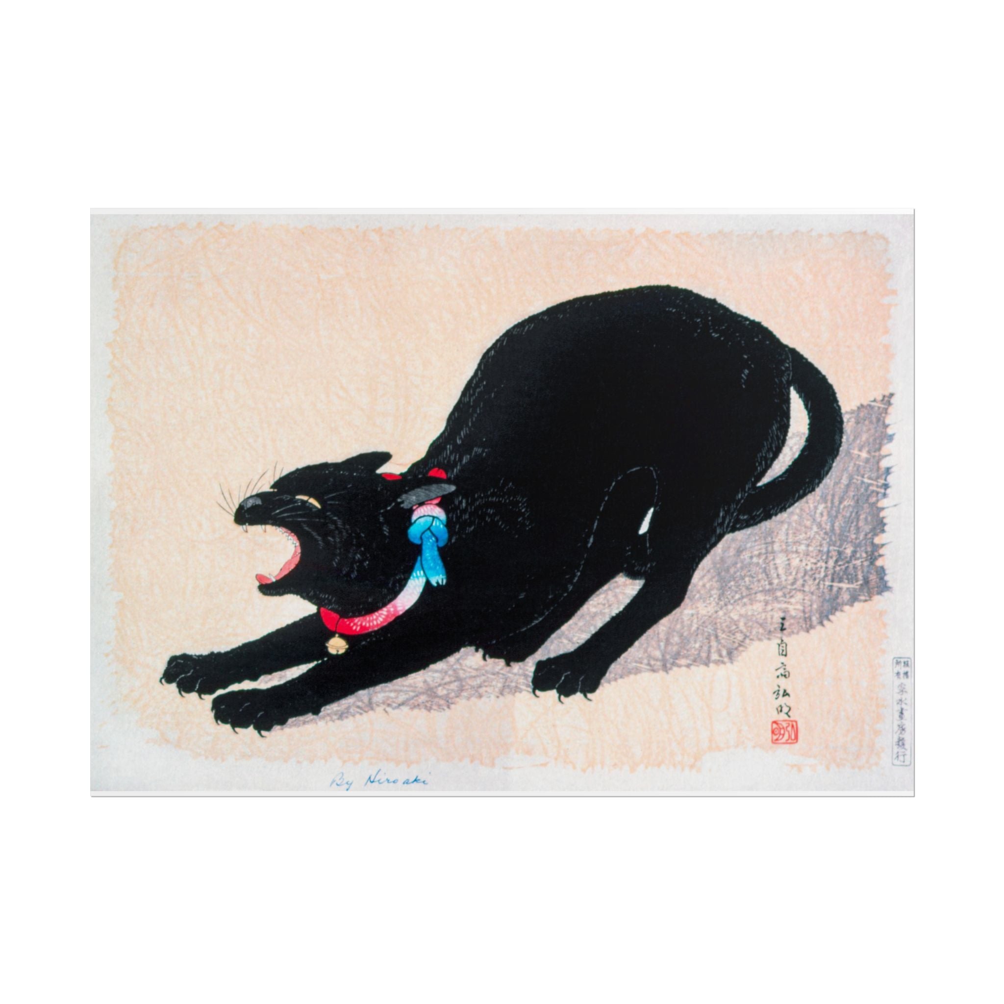 black-cat-hissing-poster-print-rolled-wall-art-for-cat-lovers-cat-art-decor-cat-themed-home-decor-gift-for-cat-owners-cat-wal