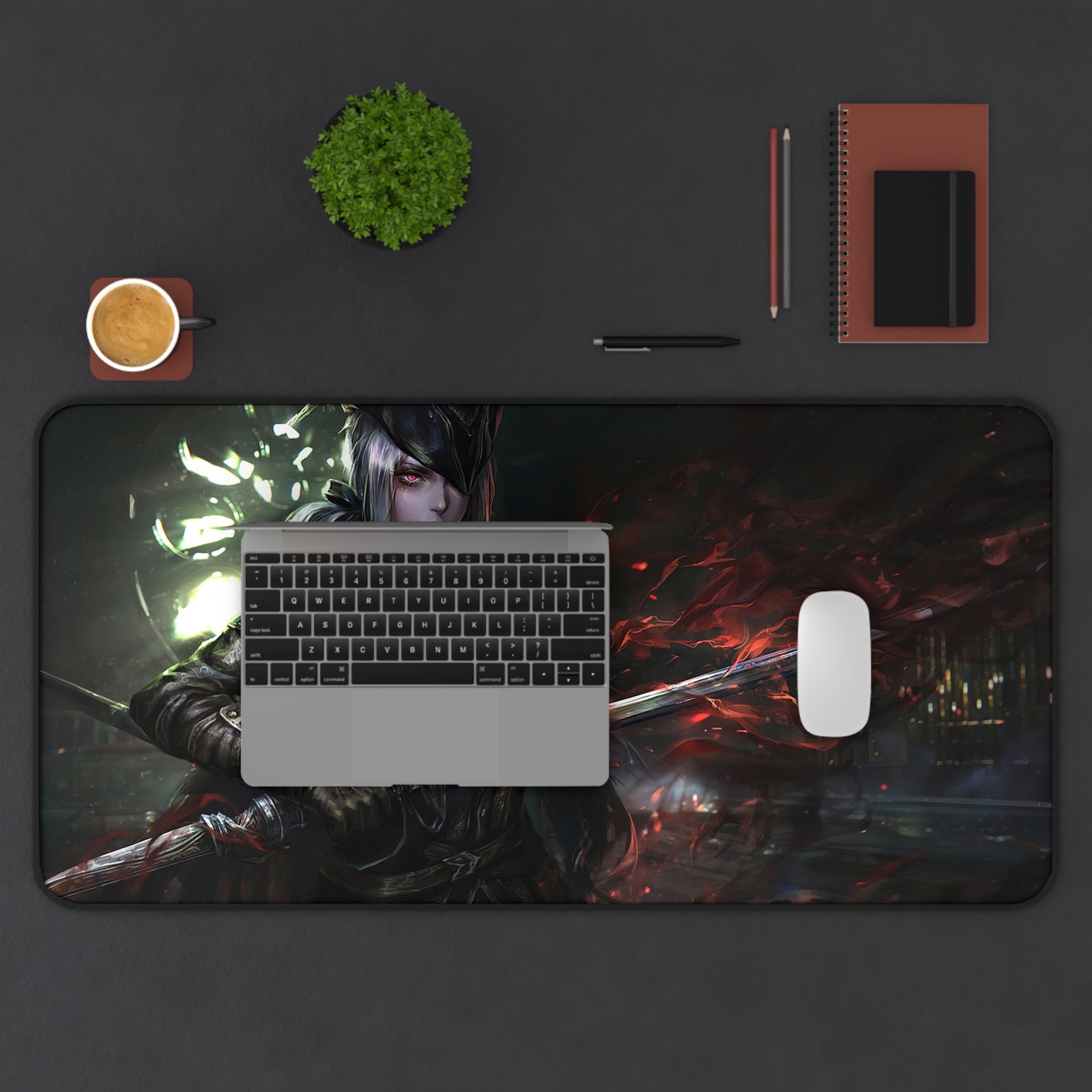 bloodborne-artwork-mouse-pad-lady-mari-with-sword-desk-pad-large-gaming-desk-mat-fantasy-protective-desk-pad-gamer-gift